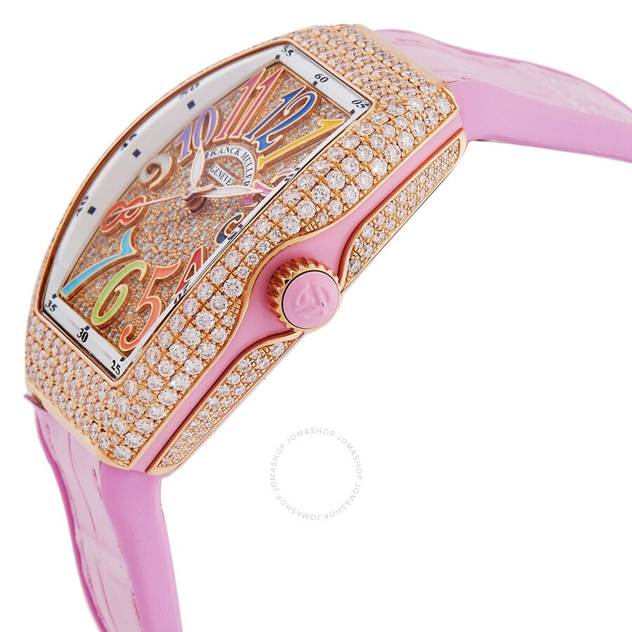 Franck Muller Vanguard Automatic Diamond Ladies Watch V 32 SC AT FO D CD COL DR - 2