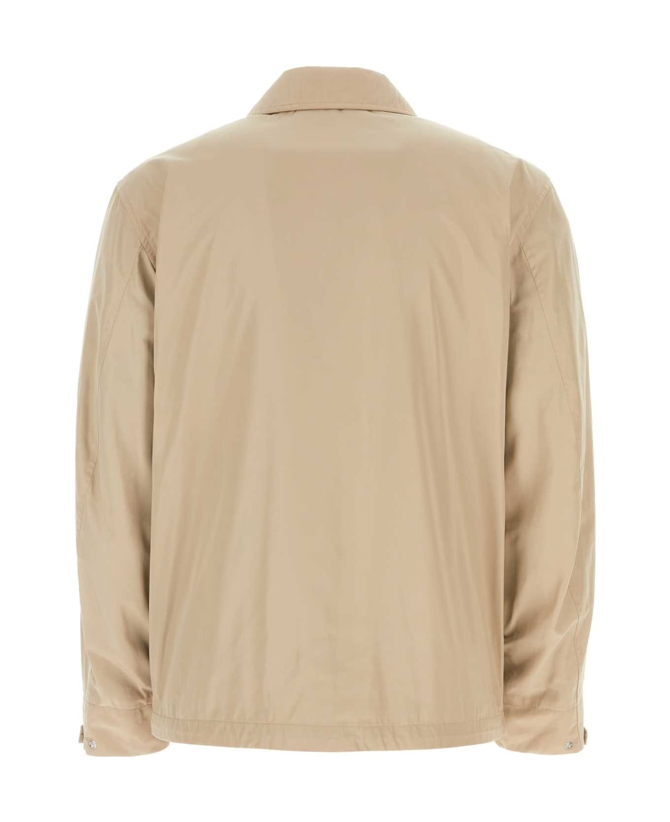 Cappuccino Polyester Windbreaker - 2