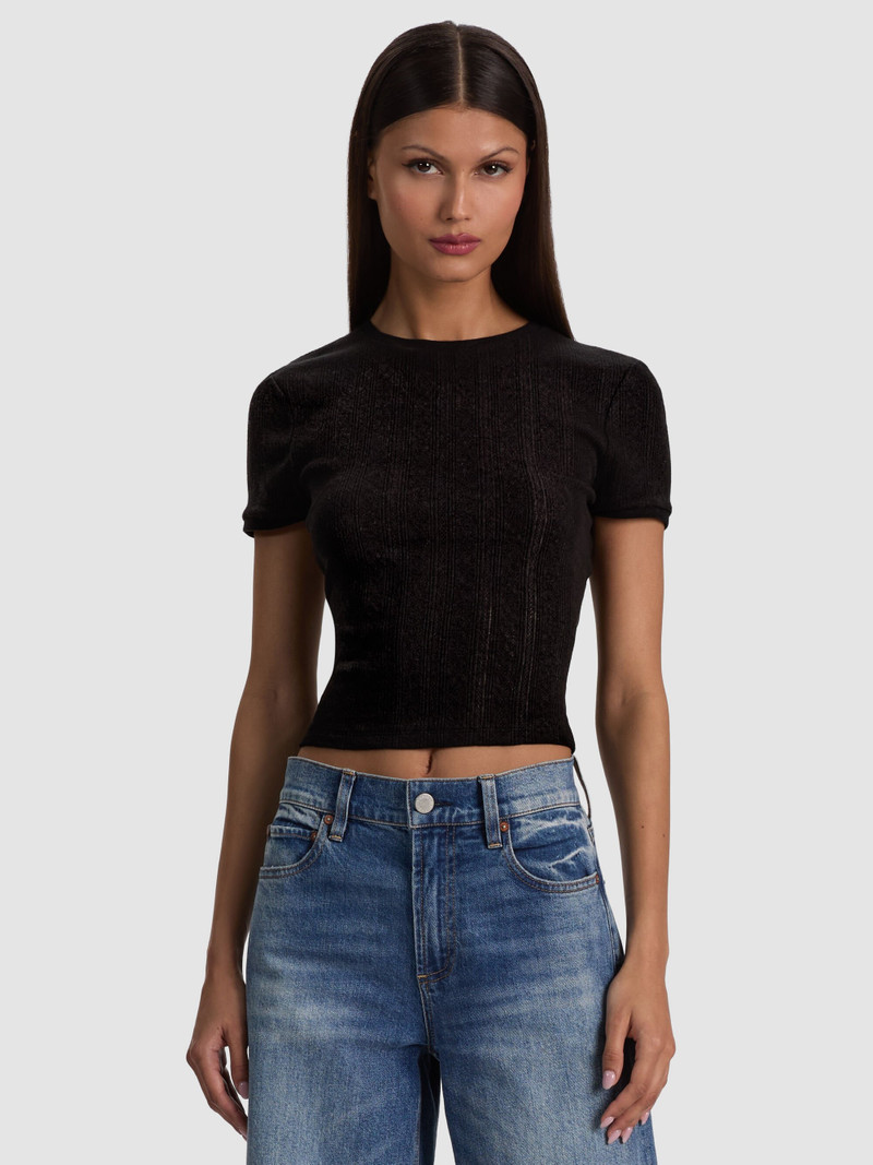 TESS TEE - BLACK 2