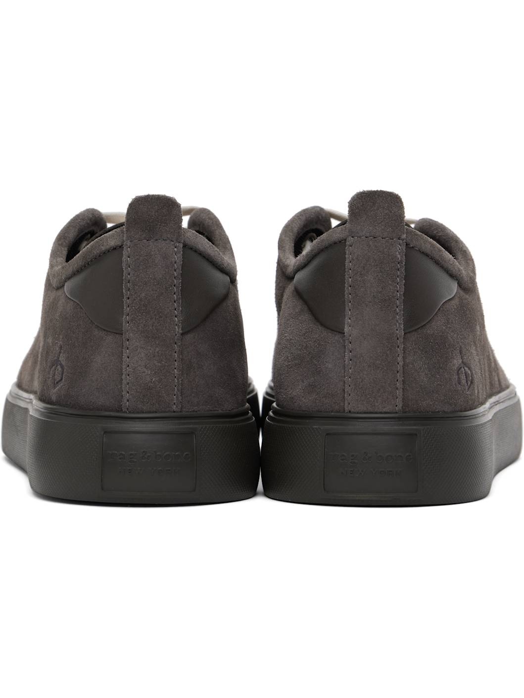 Gray Perry Lace Up Sneakers - 2