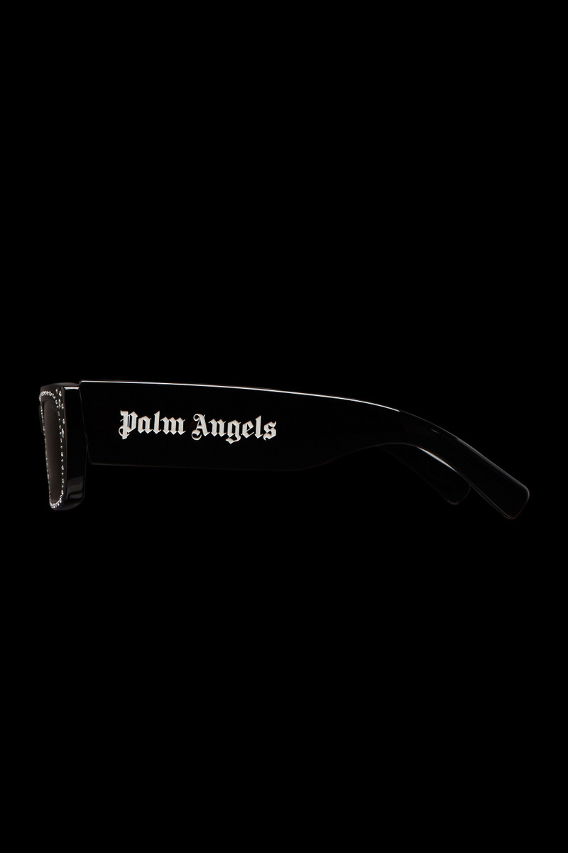 Crystal-Encrusted Rectangular Sunglasses 3