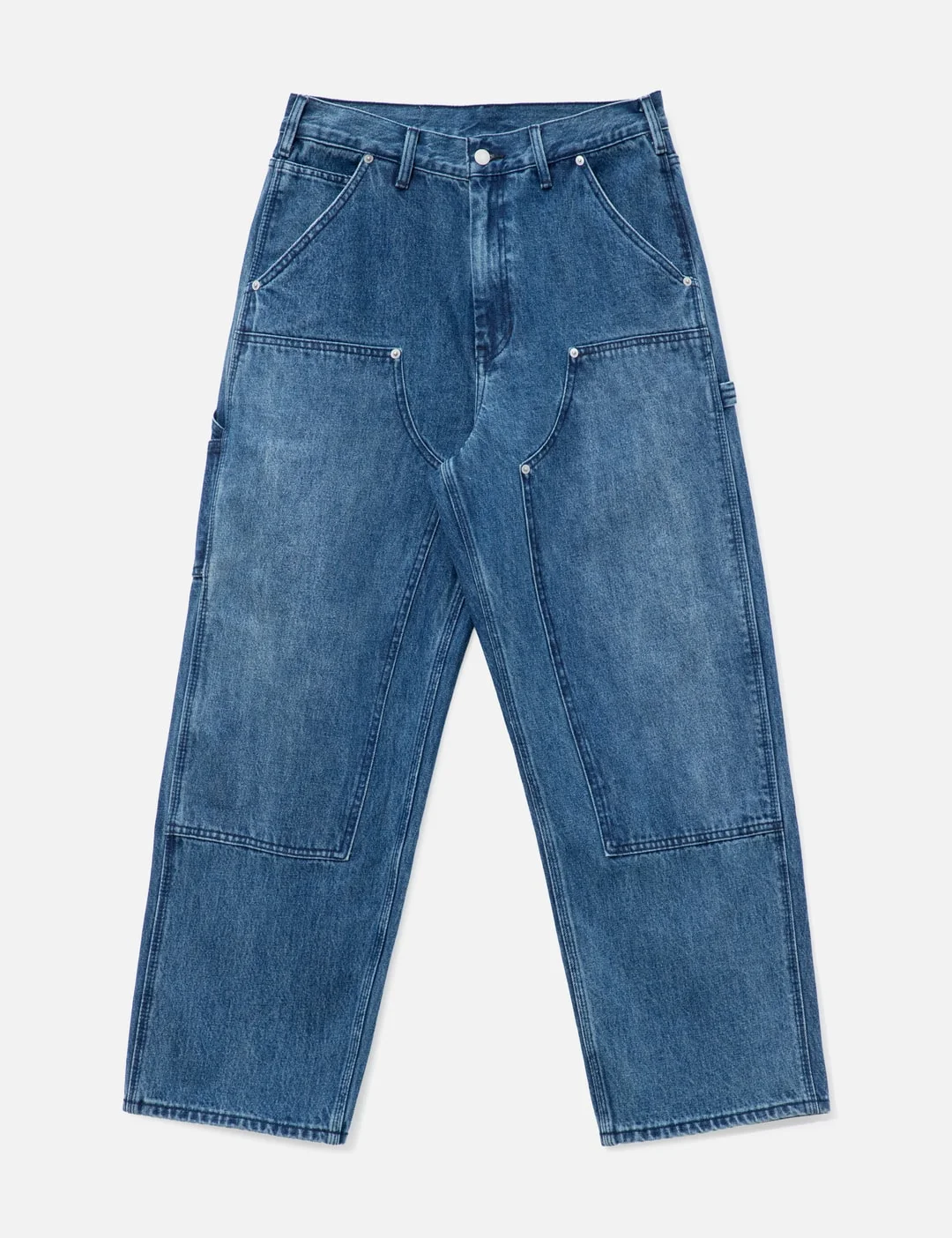 DENIM DOUBLE KNEE PANT - 1
