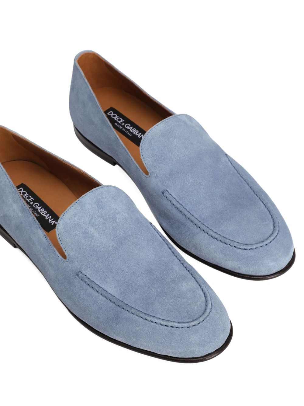 suede slip-on loafers - 4