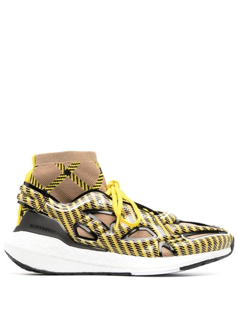 all-over graphic-print sock sneakers - 1