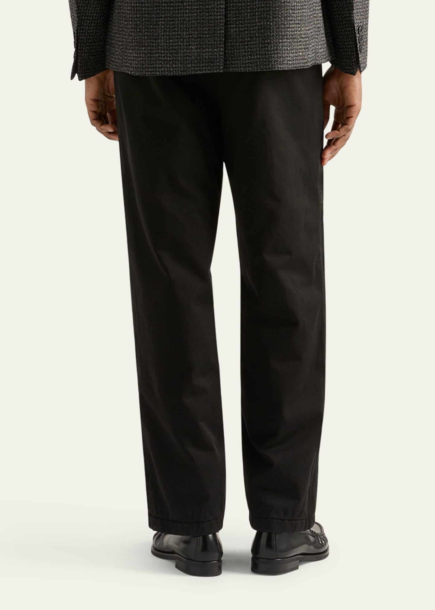 Men's Cotton Gabardine Flat-Front Pants - 3