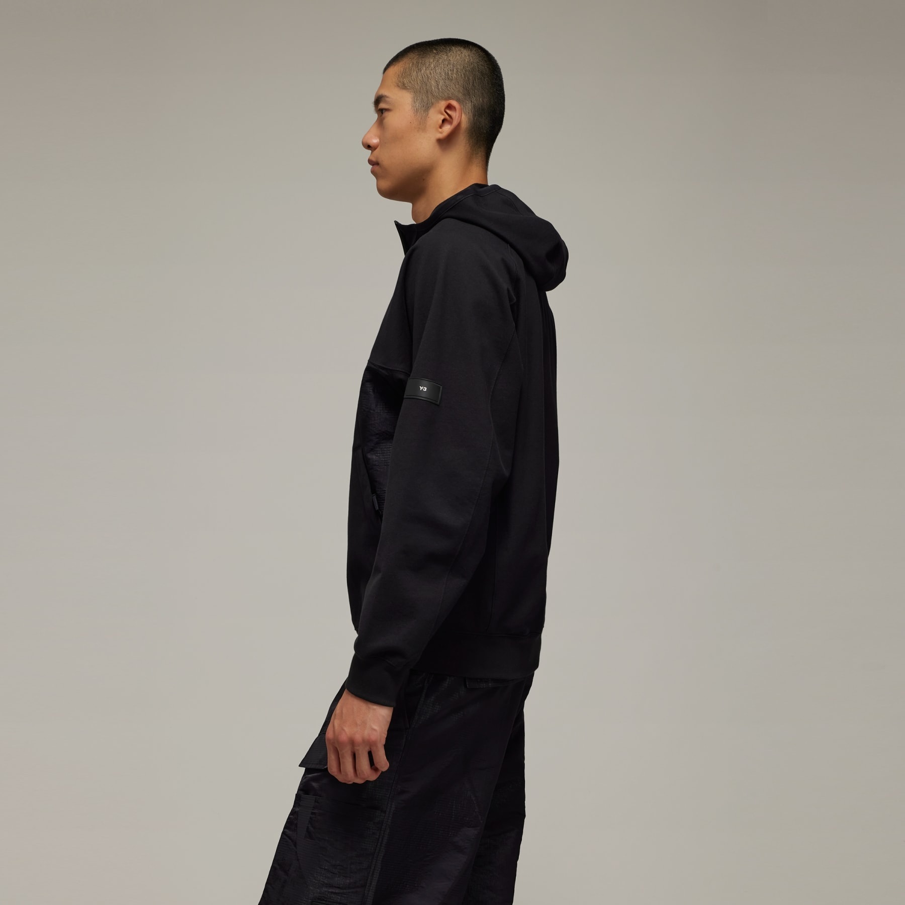 Y-3 Stretch Terry Zip Hoodie - 3