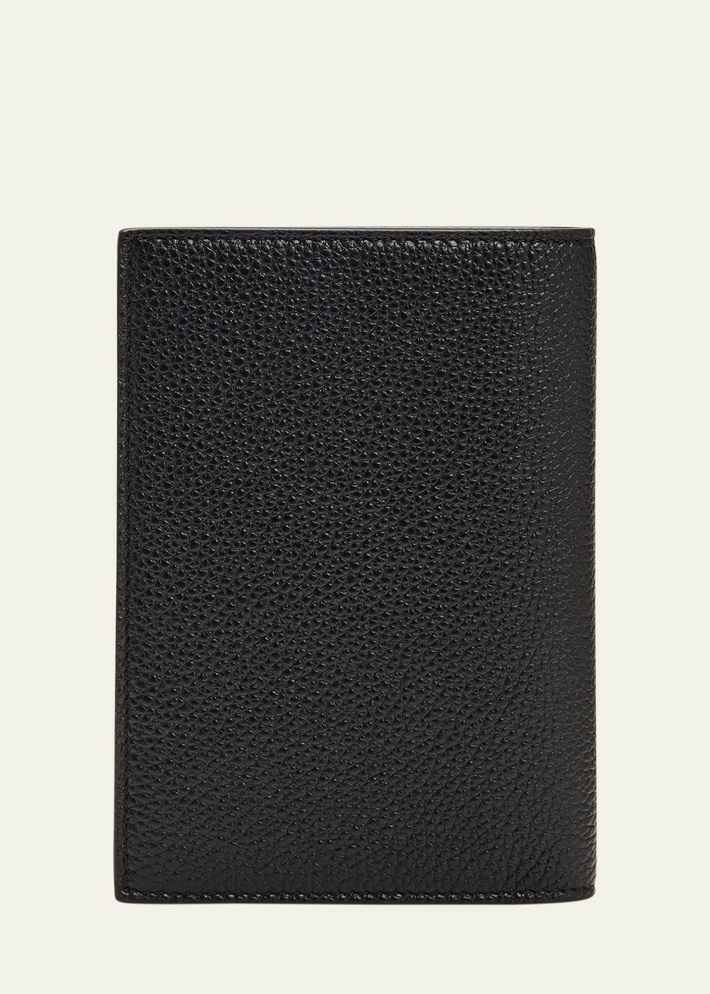 Men's Soft Leather T-Line Passport Holder - 5