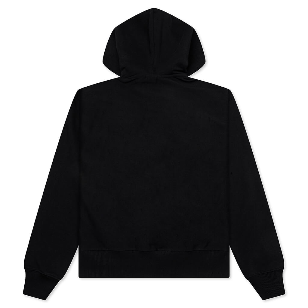 MIRROR ZIP HOODIE - BLACK - 2