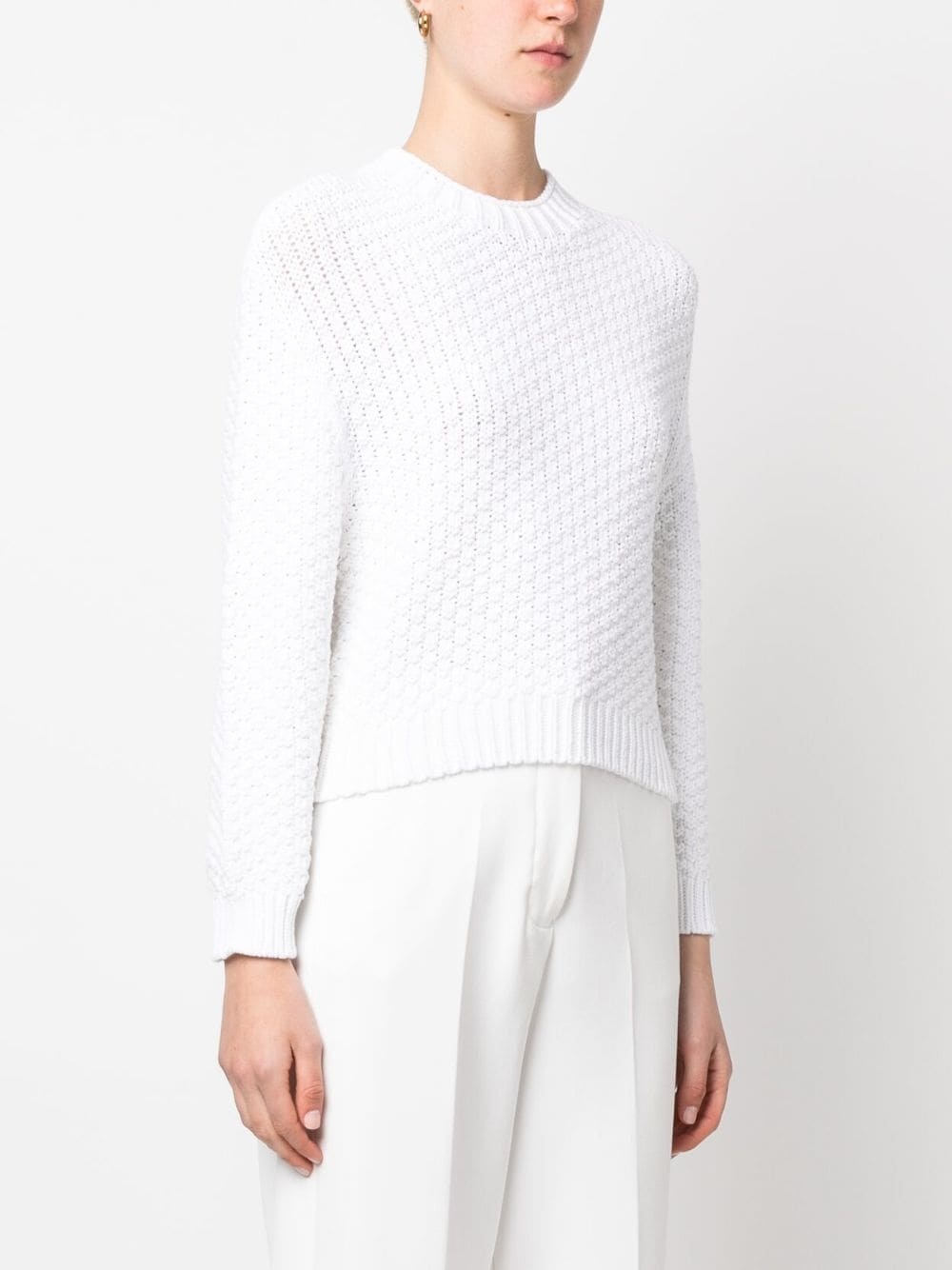 boxy-fit knitted jumper - 3