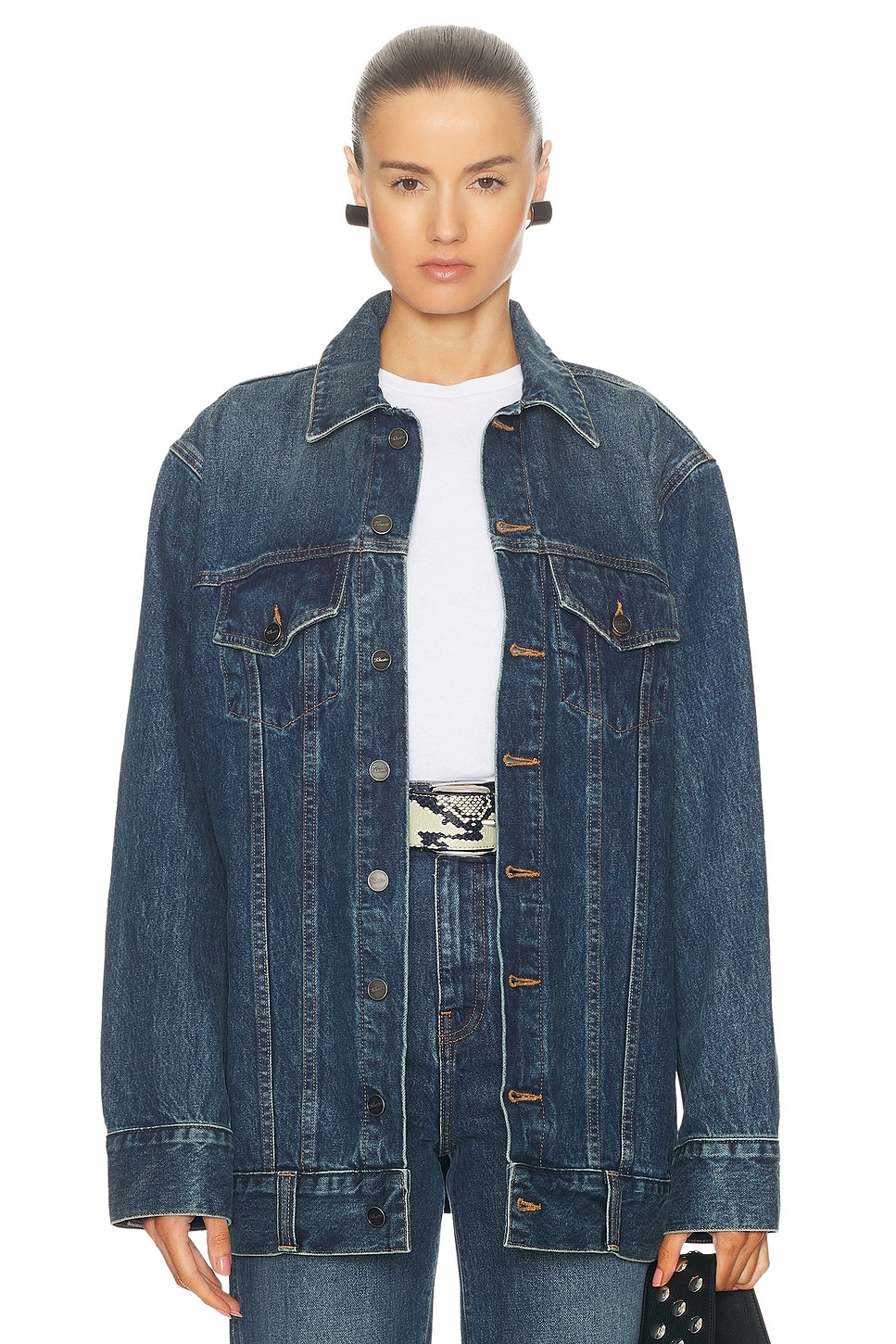 Khaite ロス ホタンアッフ テニムシャケット 1126908 005 KHAITE Ross Jacket | forward | REVERSIBLE