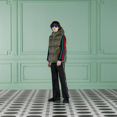 GUCCI Jumbo GG canvas down vest outlook