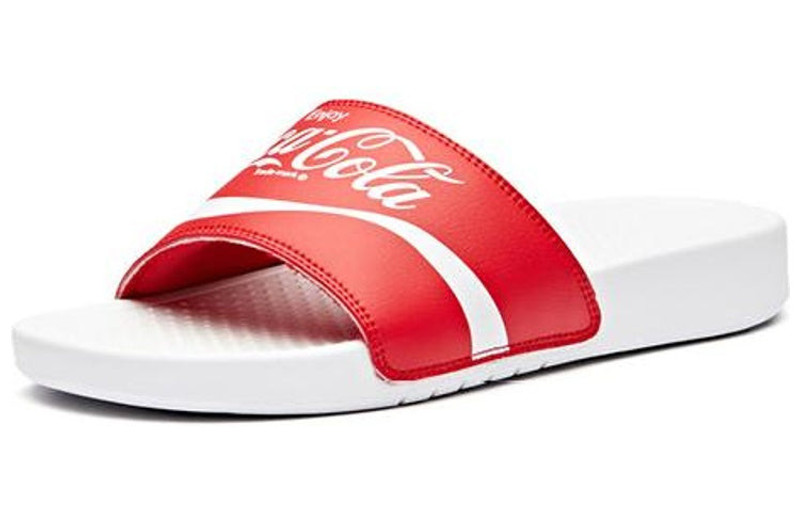ANTA ANTA x Coca Cola Beach Slippers 'Red White' 91926983-1 outlook