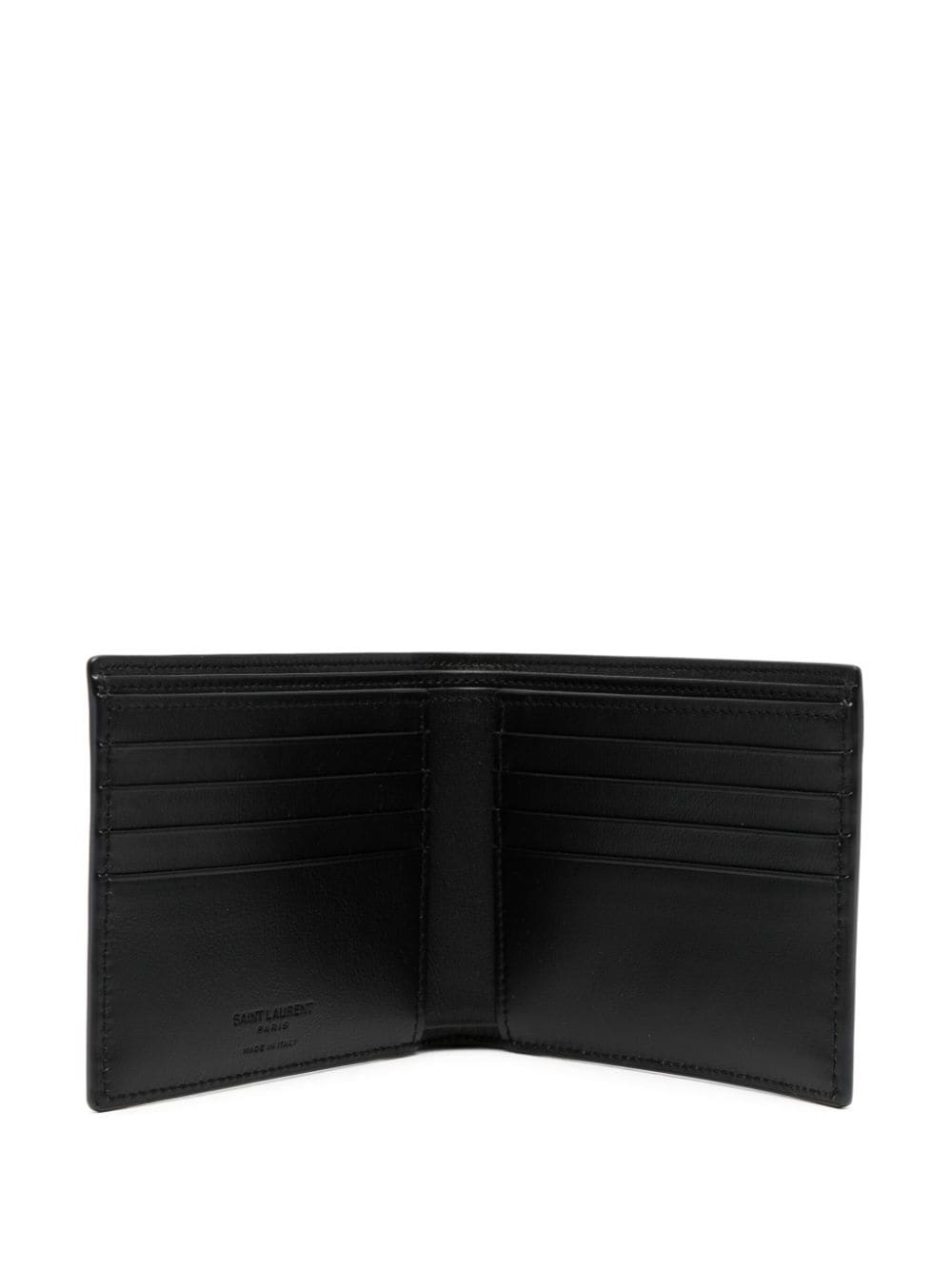 East/West leather wallet - 3