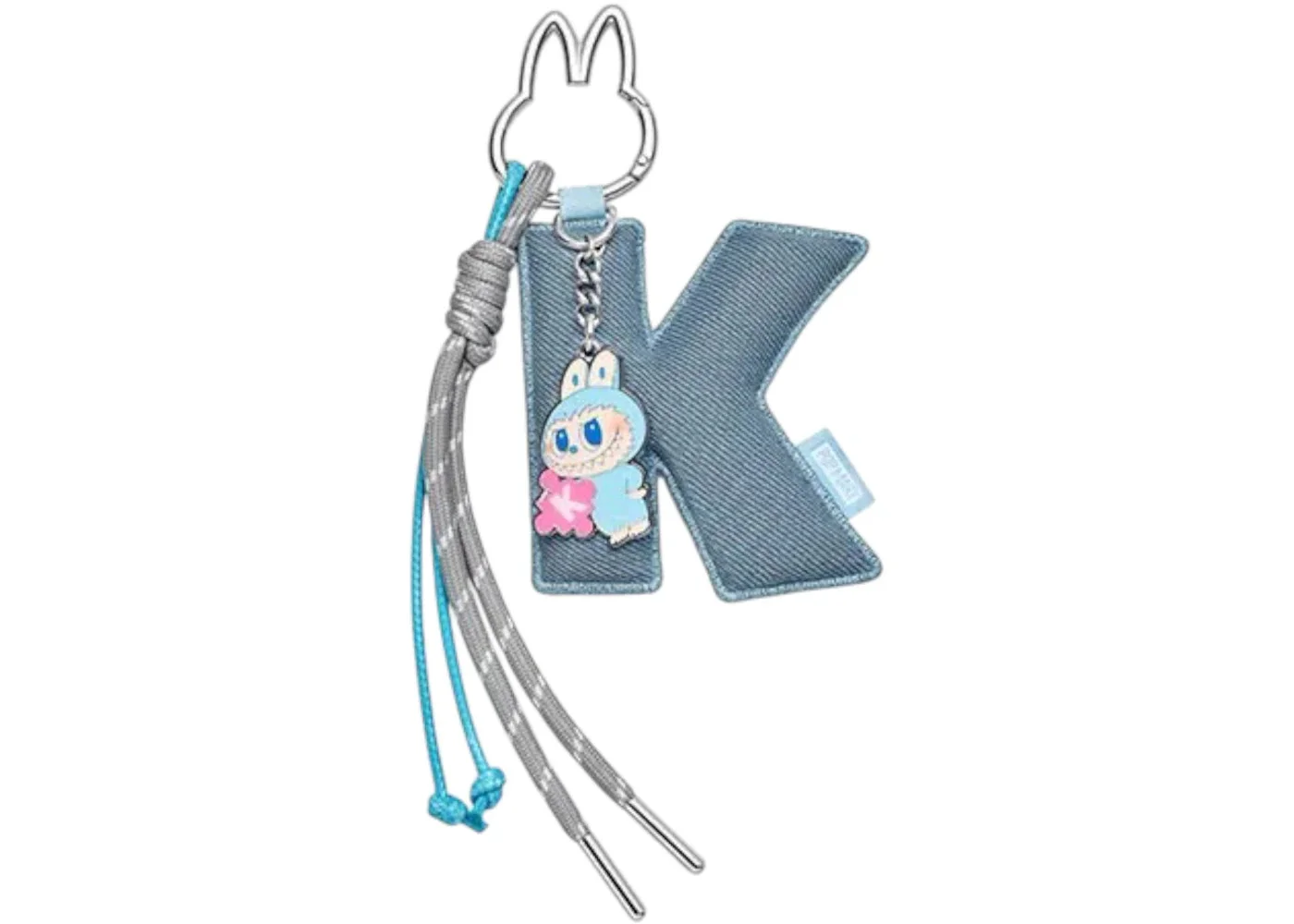 Pop Mart Labubu The Monsters Pin for Love Series "K" Letter Pendant - 1