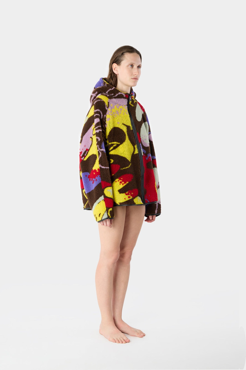 WHATEVER PRINT FAUX SHEARLING 3