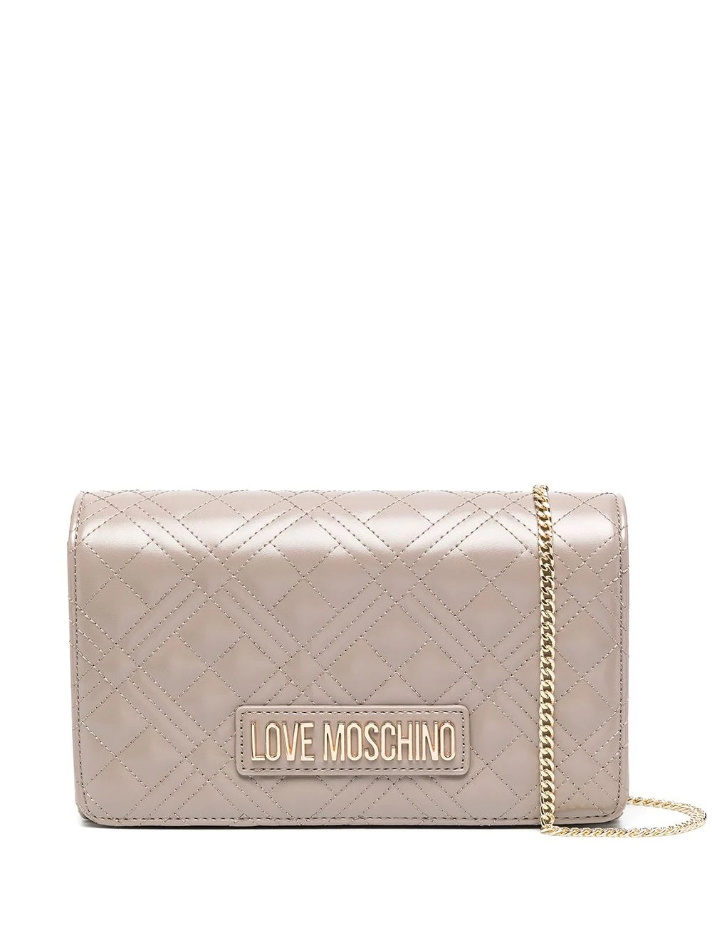 logo quilted bag - 1