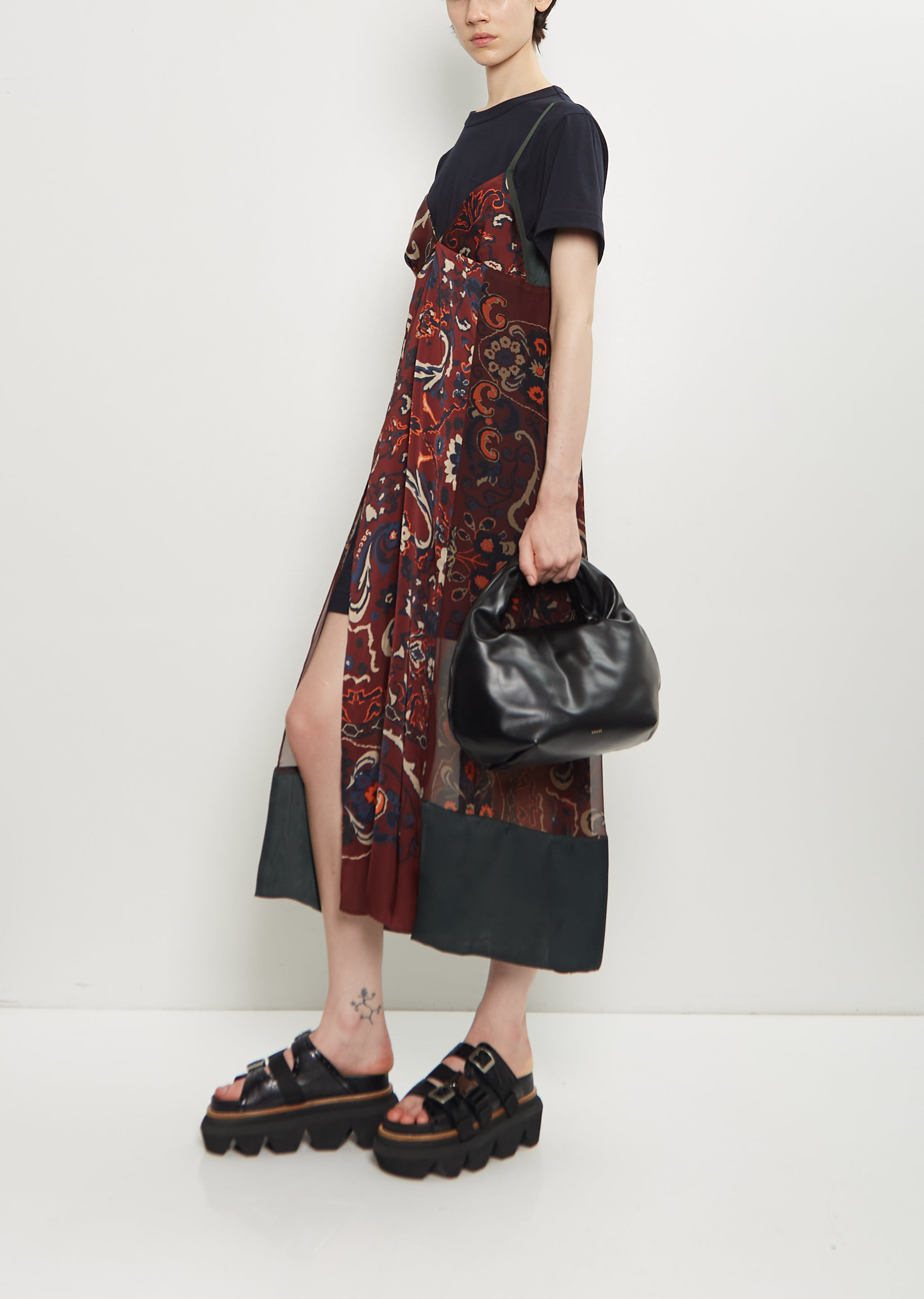 Padded Leather Bag, Medium - 2