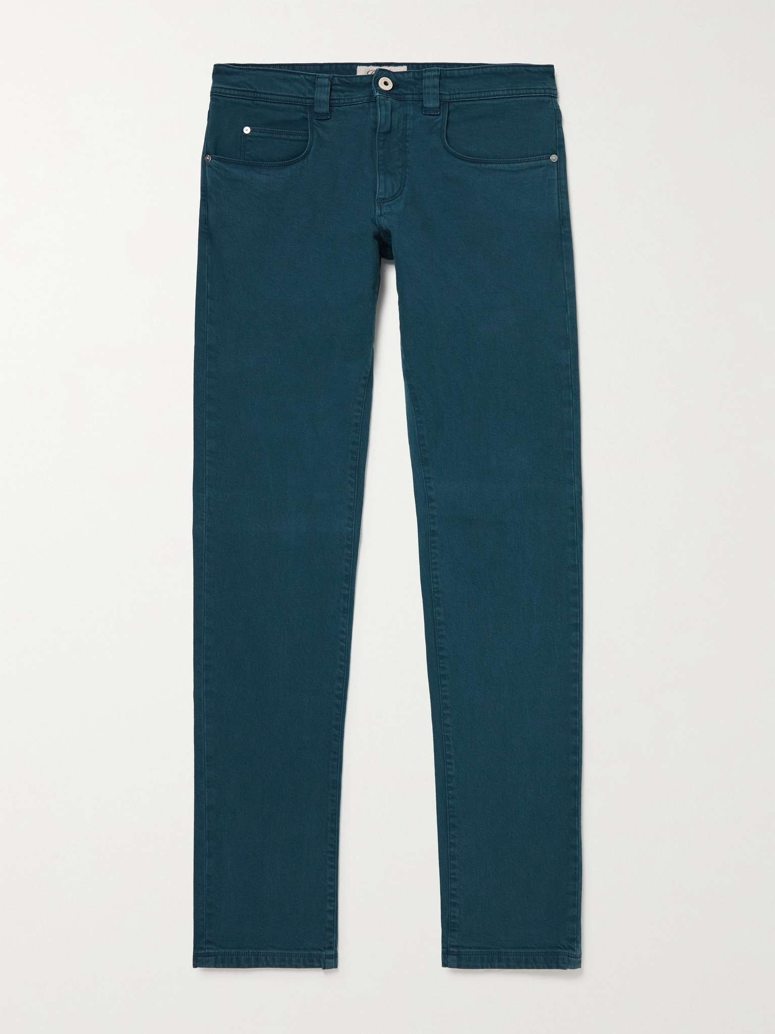 Slim-Fit Stretch-Denim Jeans - 1