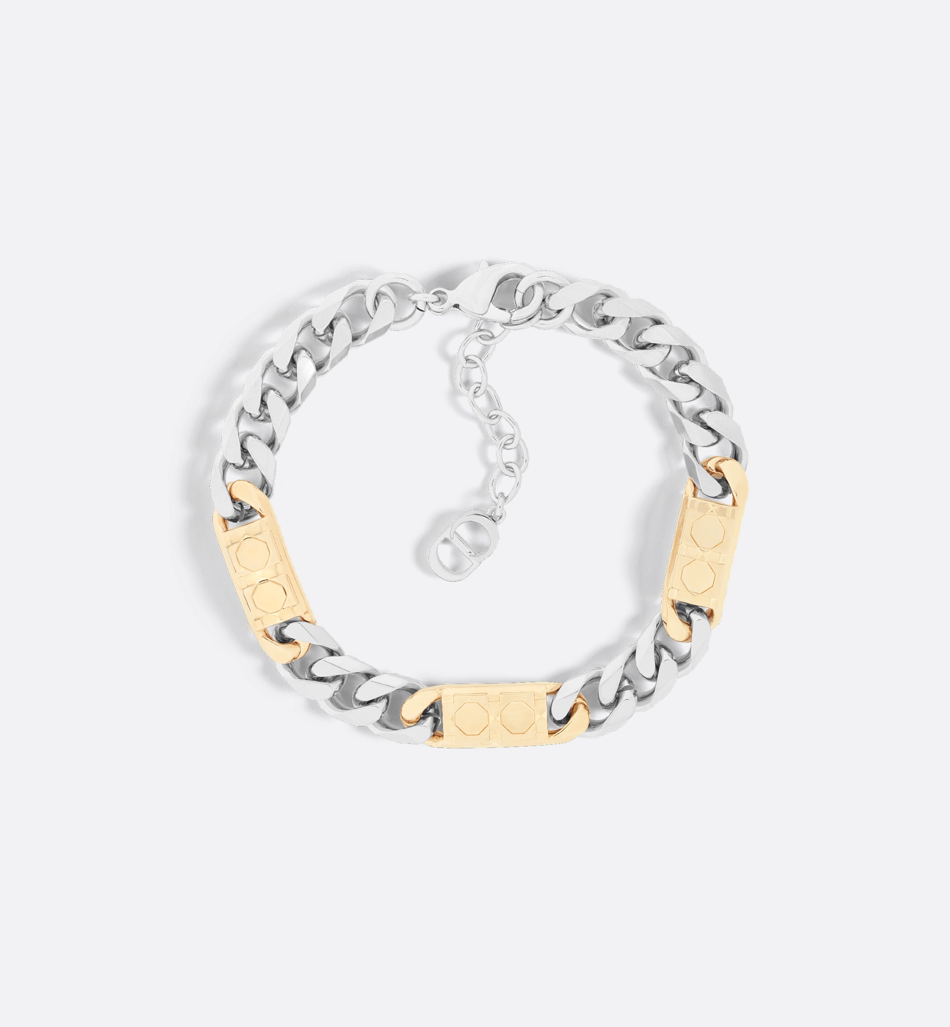 【DiOR】 Cannage Chain Bracelet Dior Cannage Chain Link Bracelet | REVERSIBLE