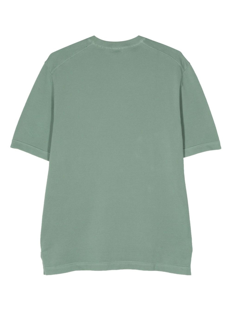 ZEGNA stripe-detail cotton T-shirt outlook