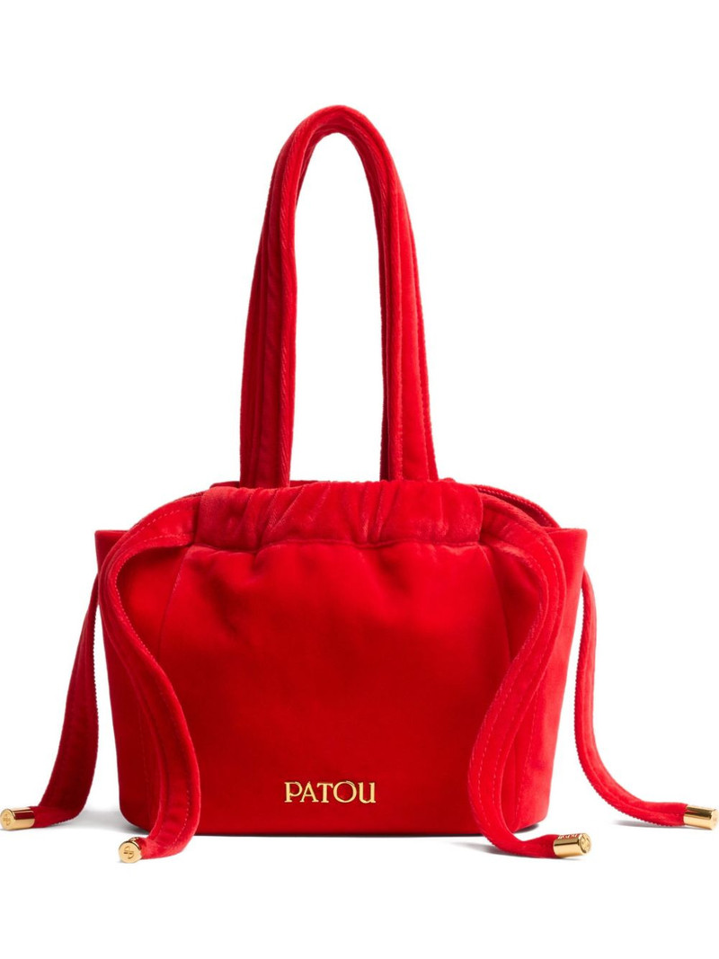 Evening velvet drawstring bag 1