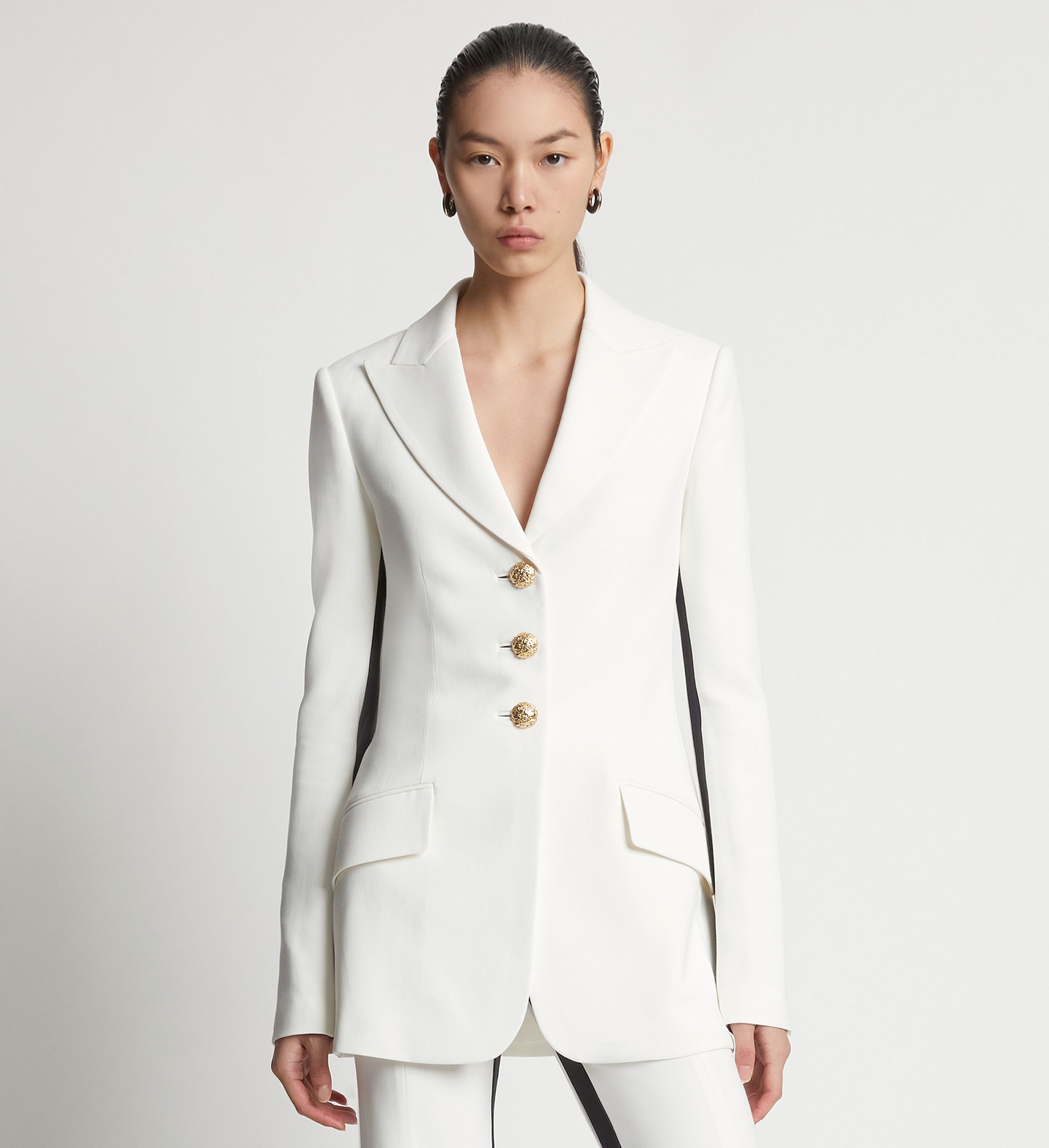 Viscose Suiting Tuxedo Jacket - 2