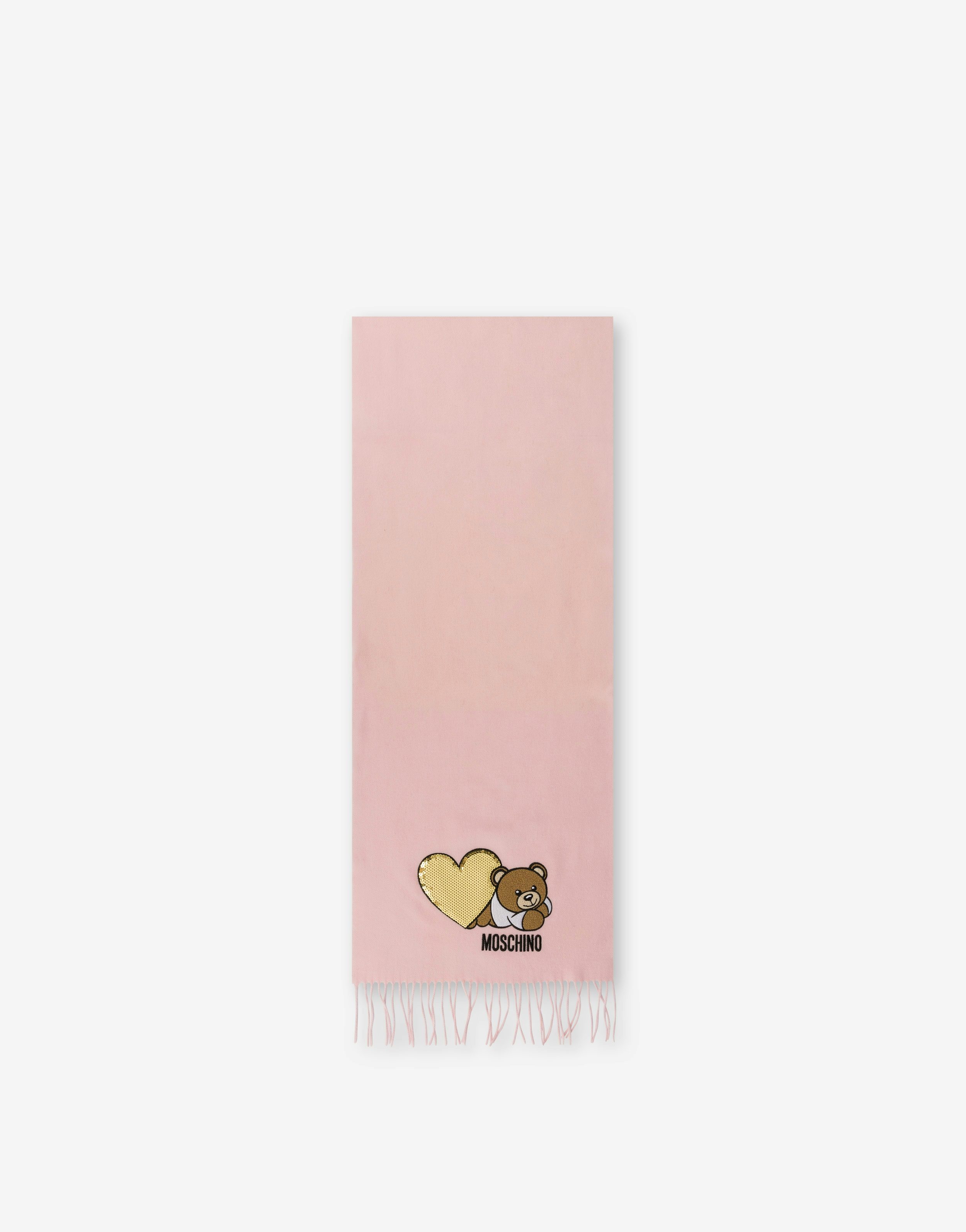 LOVELY TEDDY BEAR WOOL SCARF - 1