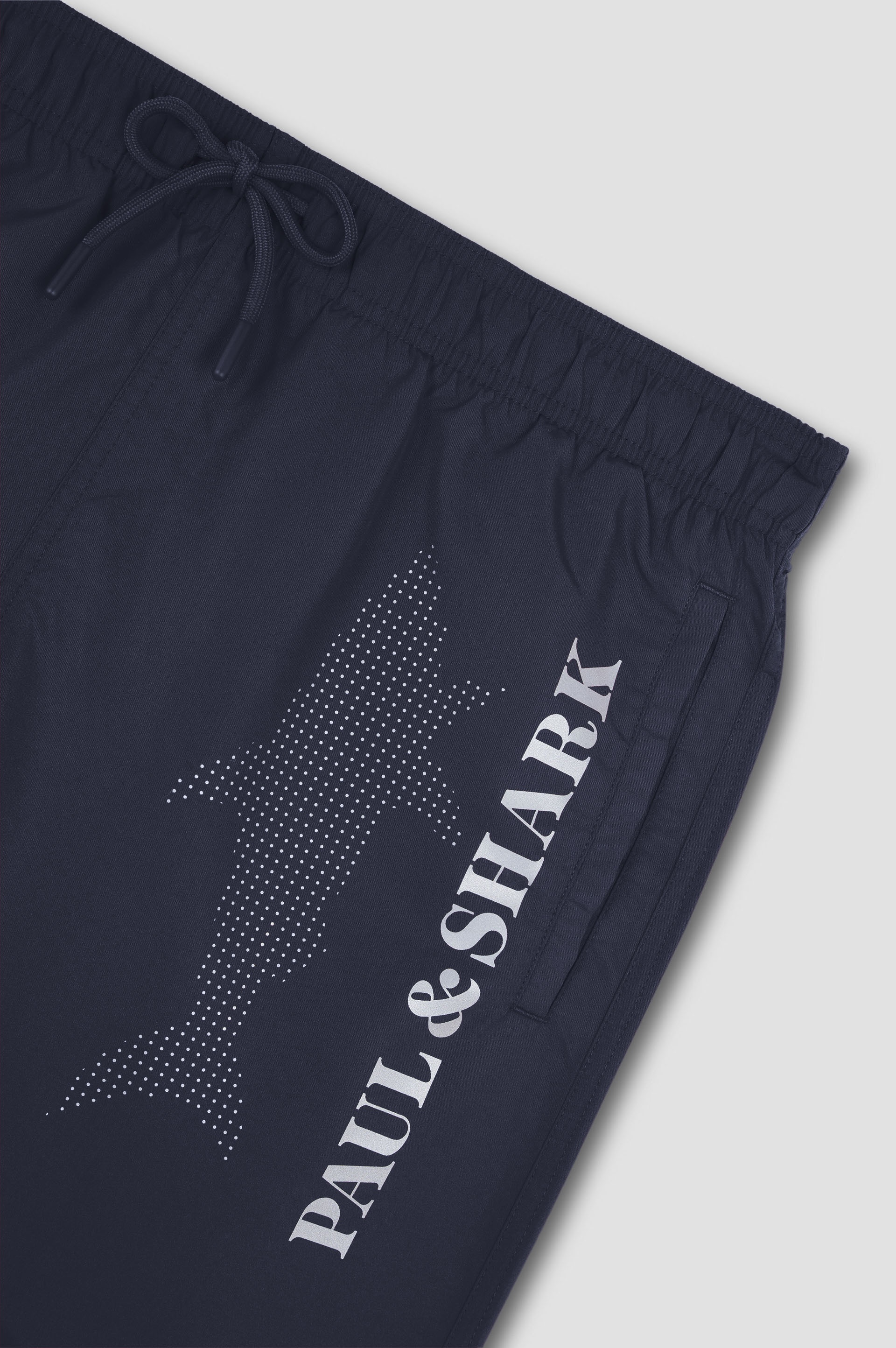 SWIM SHORTS WITH REFLECTIVE LOGO PRINT - 5