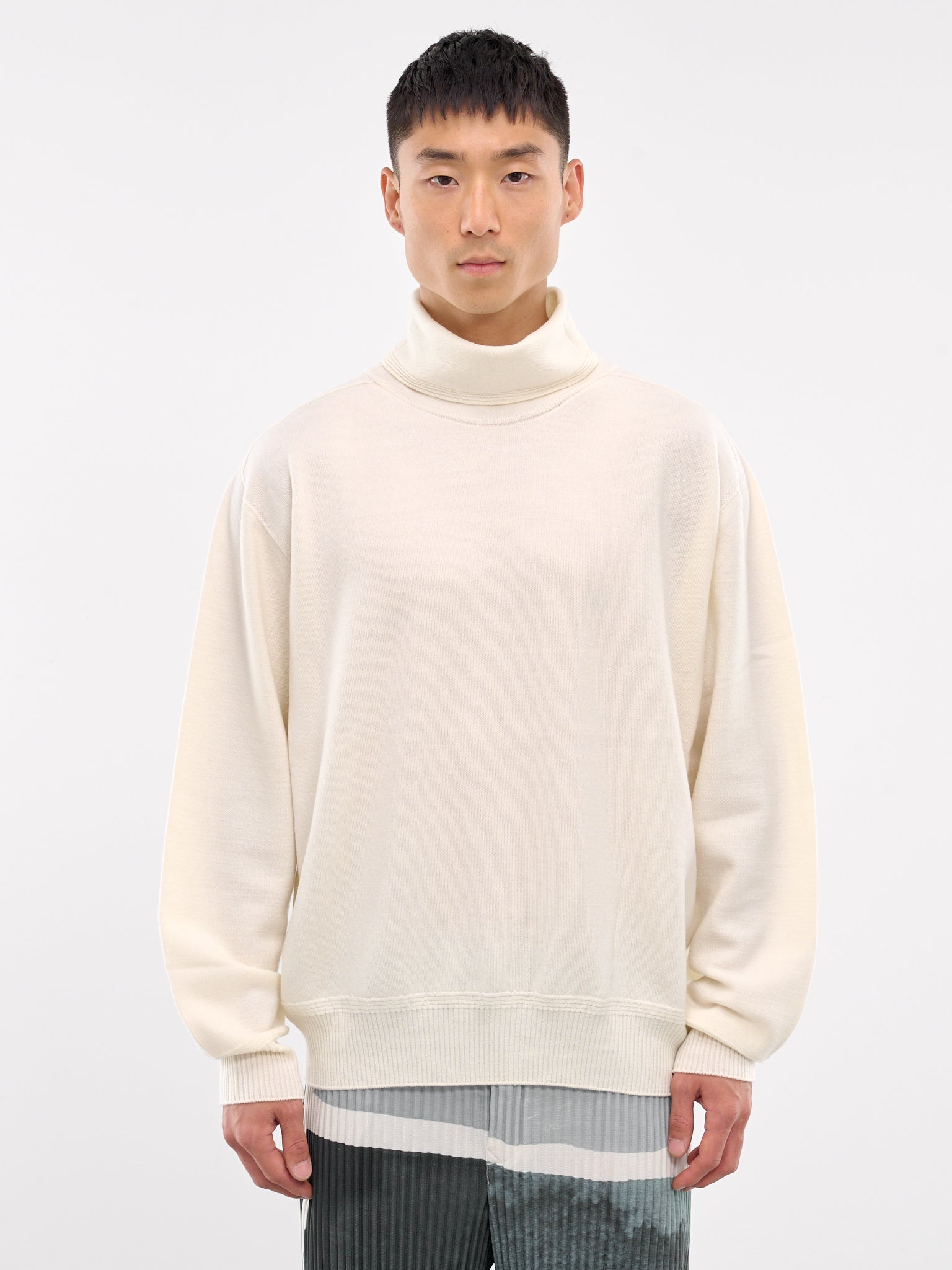 Smooth Wool Sweater - 1