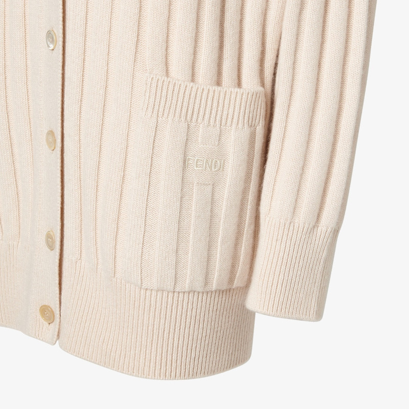 Cardigan White cashmere cardigan 3