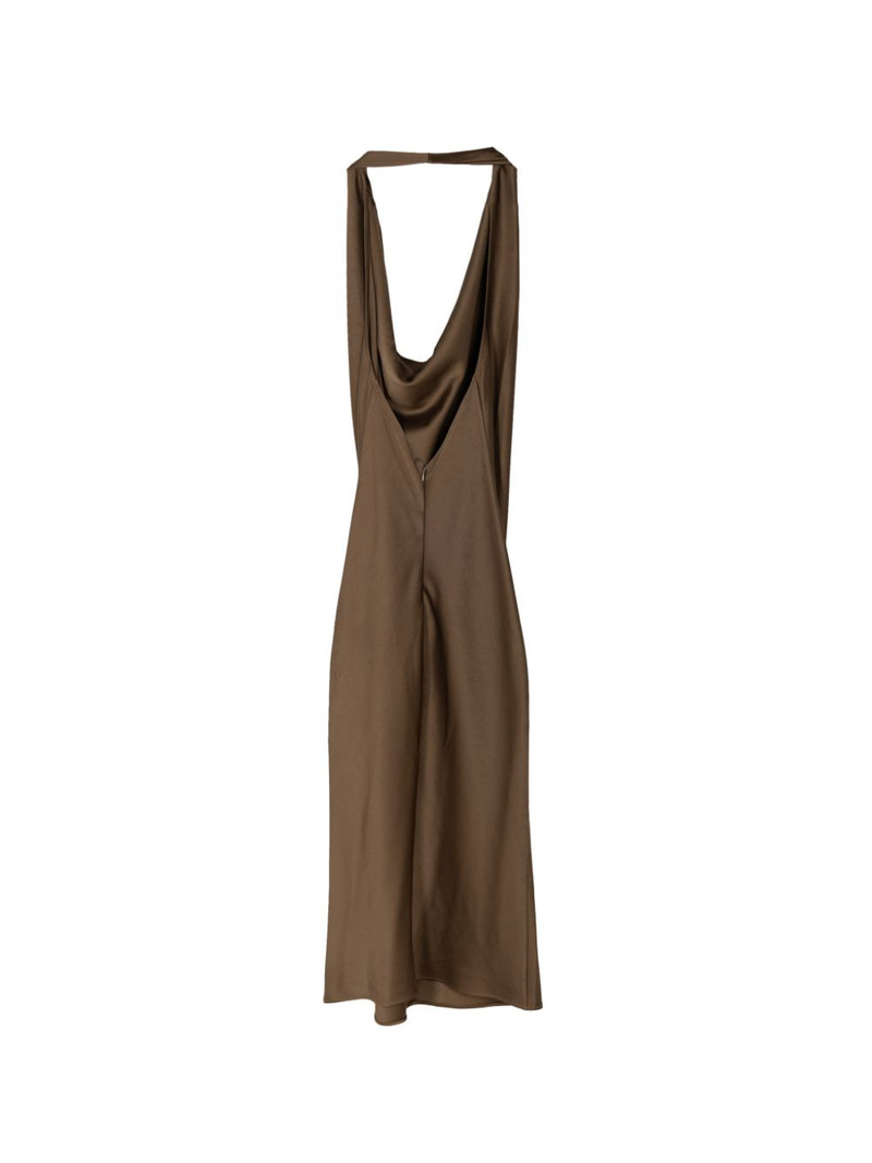 Alejandra Alonso Rojas draped halter midi dress outlook