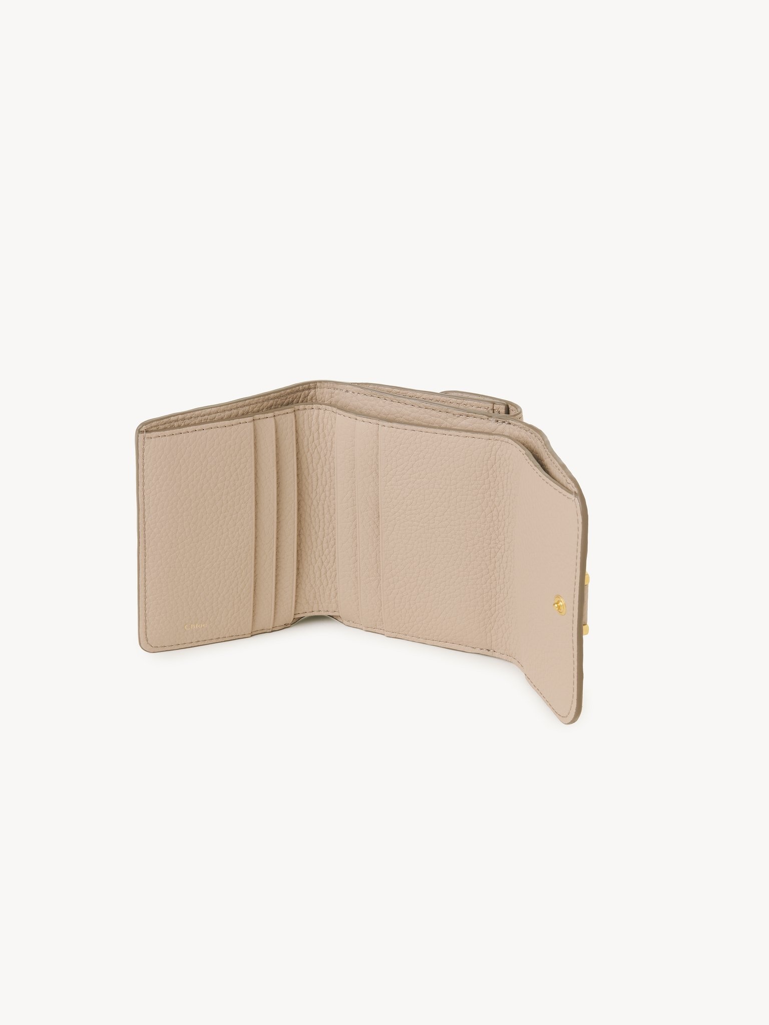 SMALL MARCIE TRI-FOLD IN GRAINED LEATHER - 3