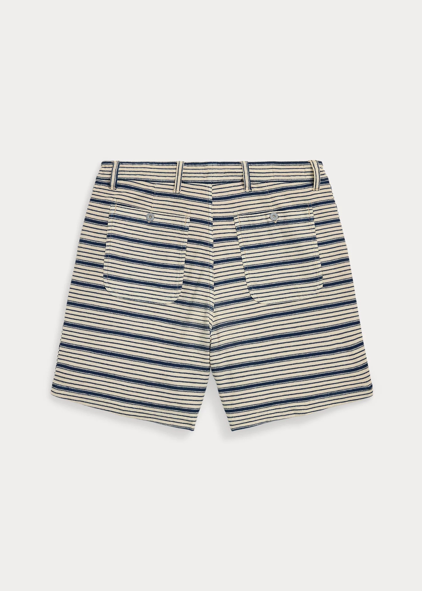 Indigo Striped Jersey Short - 2