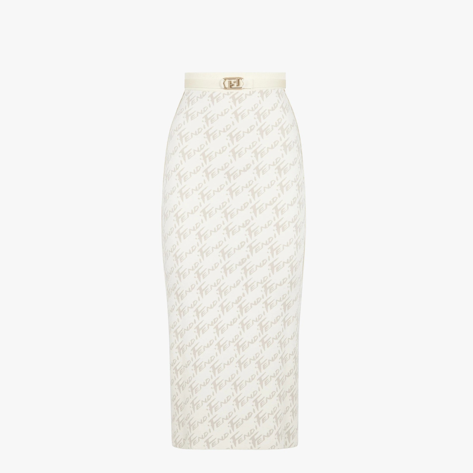 White viscose skirt - 4