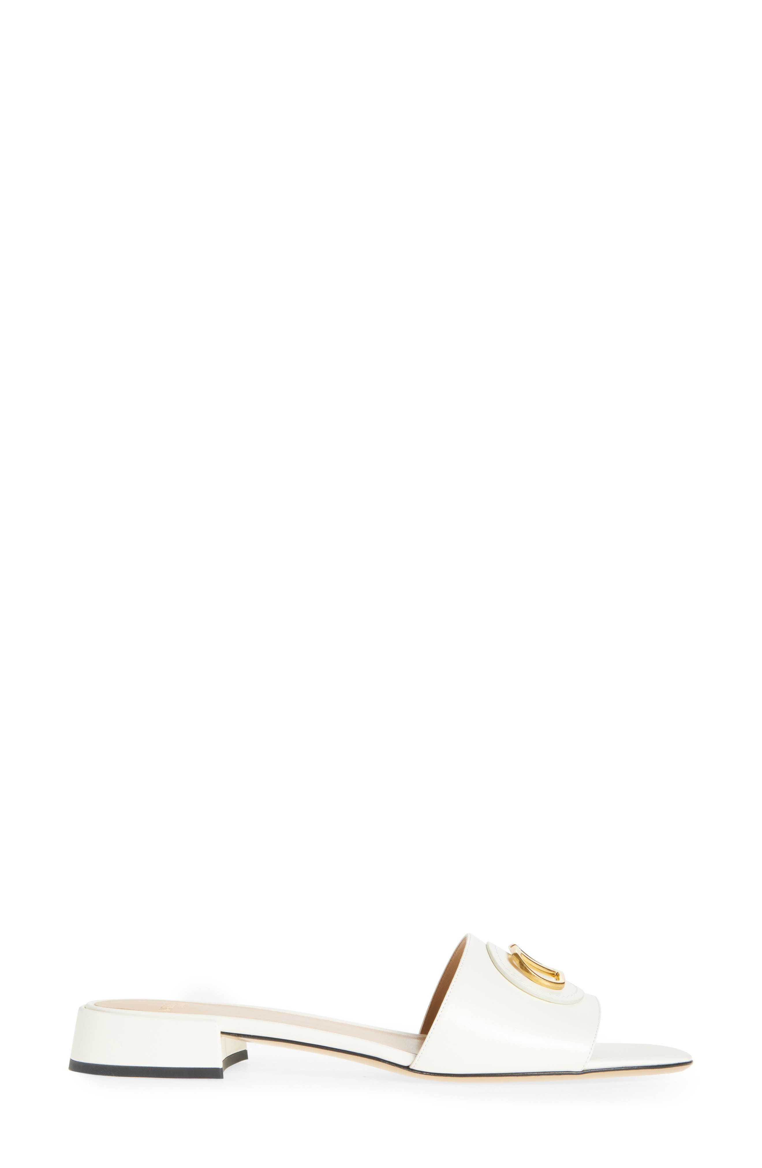 Valentino Garavani VLOGO Signature Slide Sandal in Ivory at Nordstrom - 3