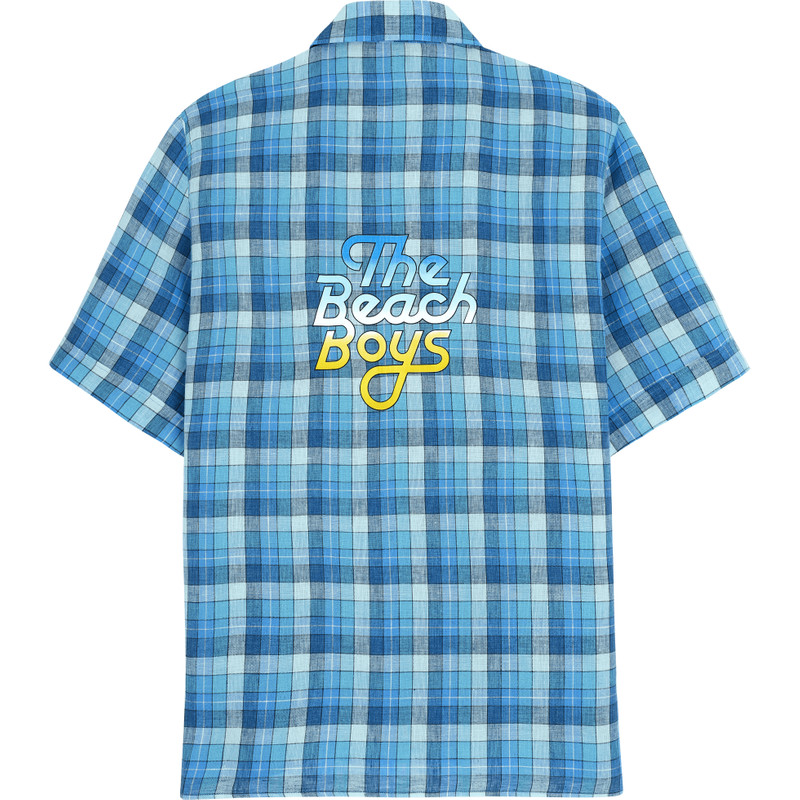 Vilebrequin Men Bowling Shirt Checks - Vilebrequin x The Beach Boys outlook