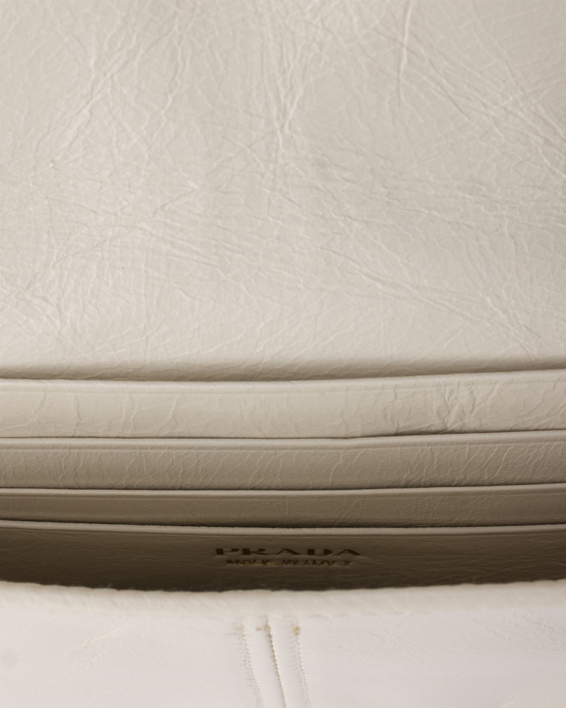 Prada Leather wallet with shoulder strap outlook