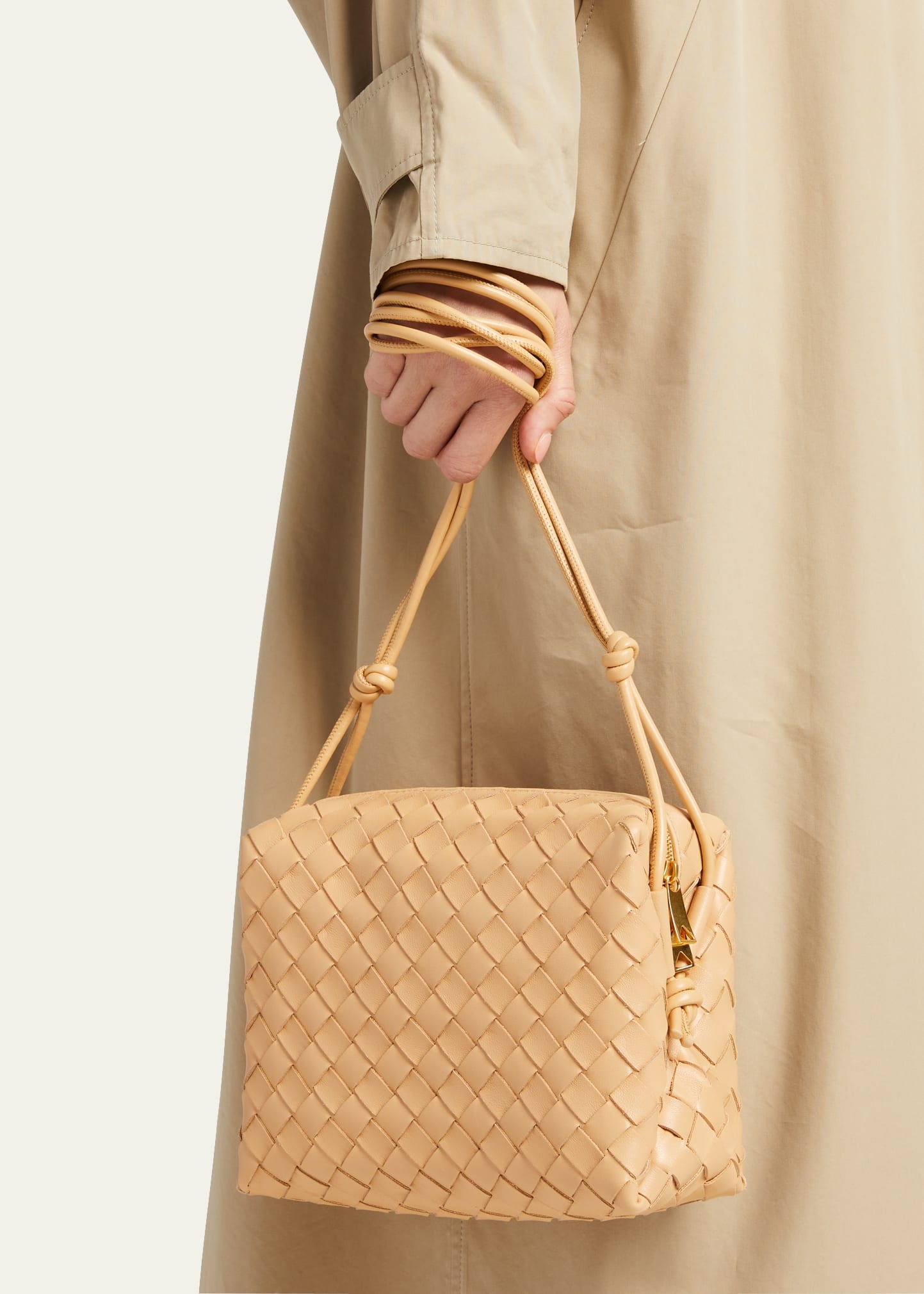Loop Small Intrecciato Napa Shoulder Bag - 2