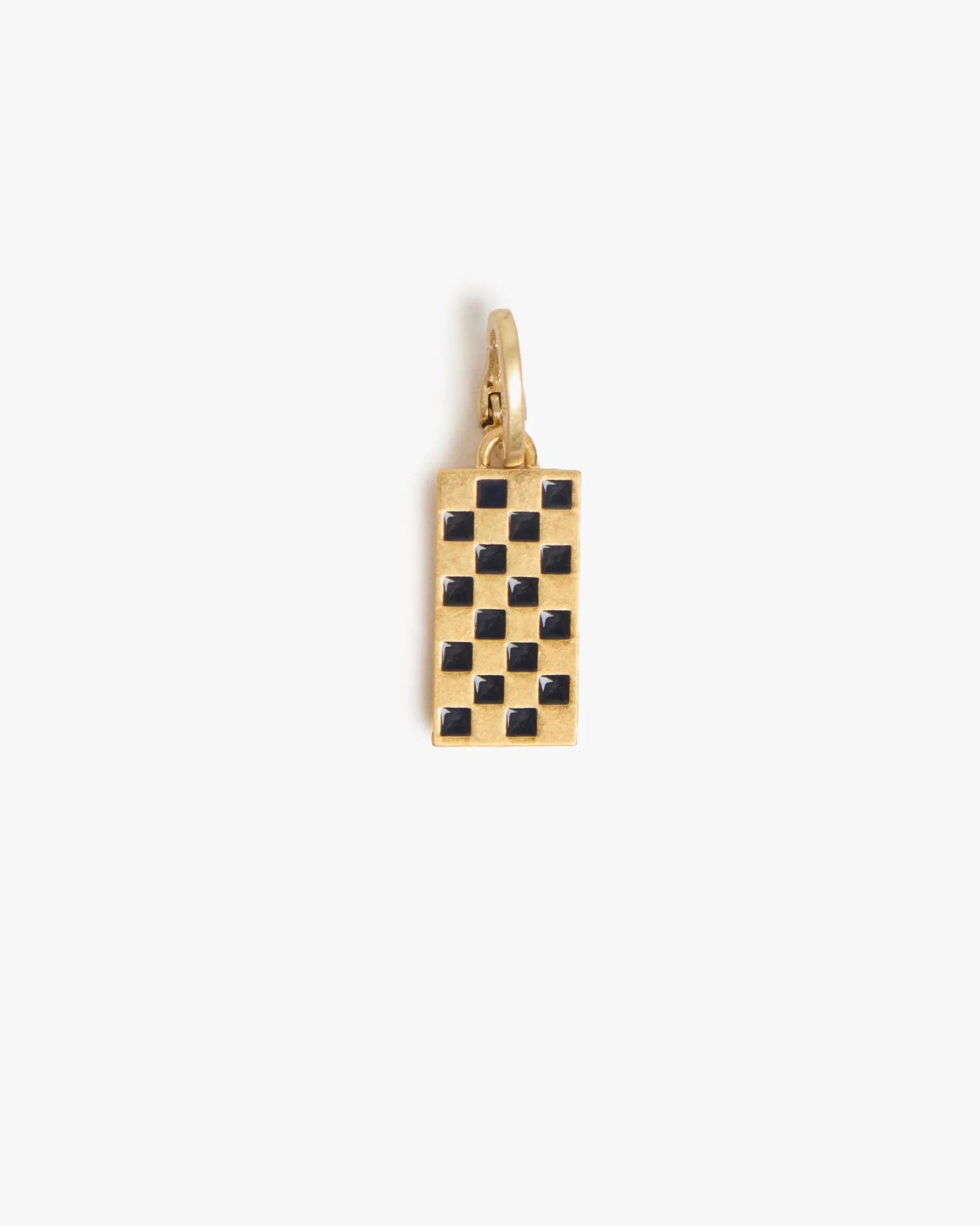 Checker Dogtag Charm - 1