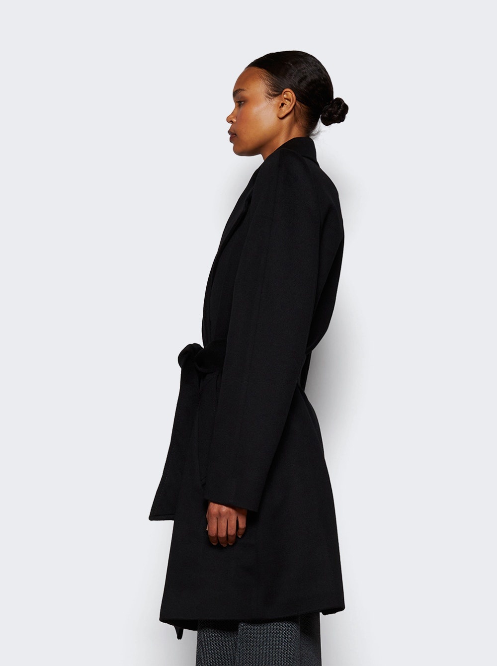 X Rhw Midi Coat Black - 4