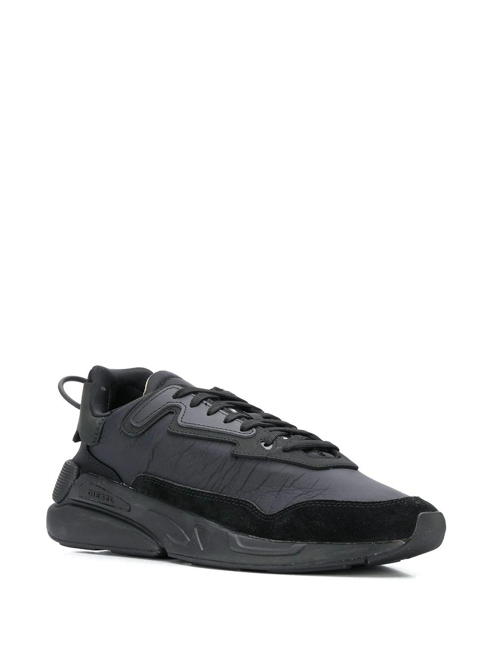 panelled monochrome sneakers - 2