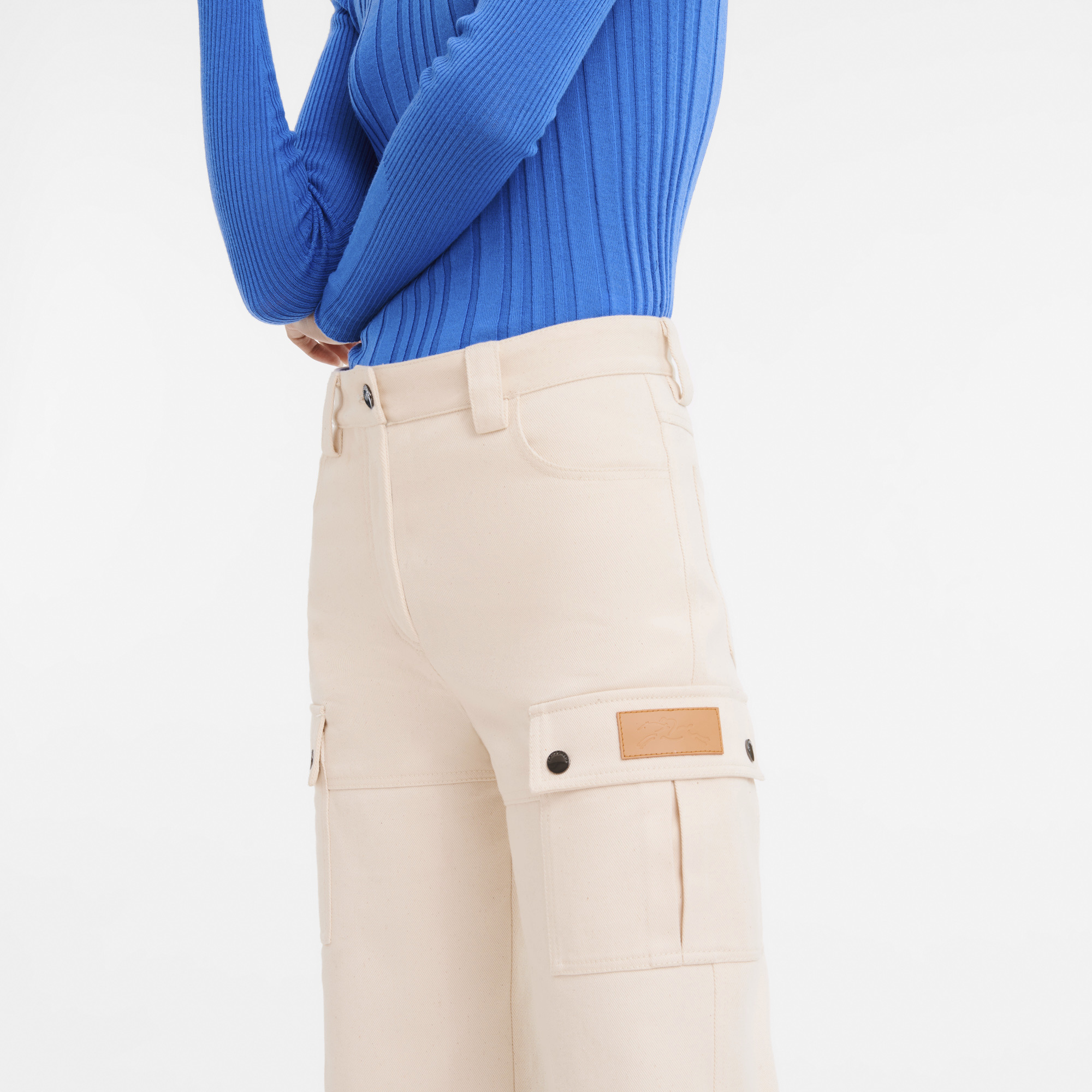 Fall-Winter 2023 Collection Trousers Ecru - OTHER - 3