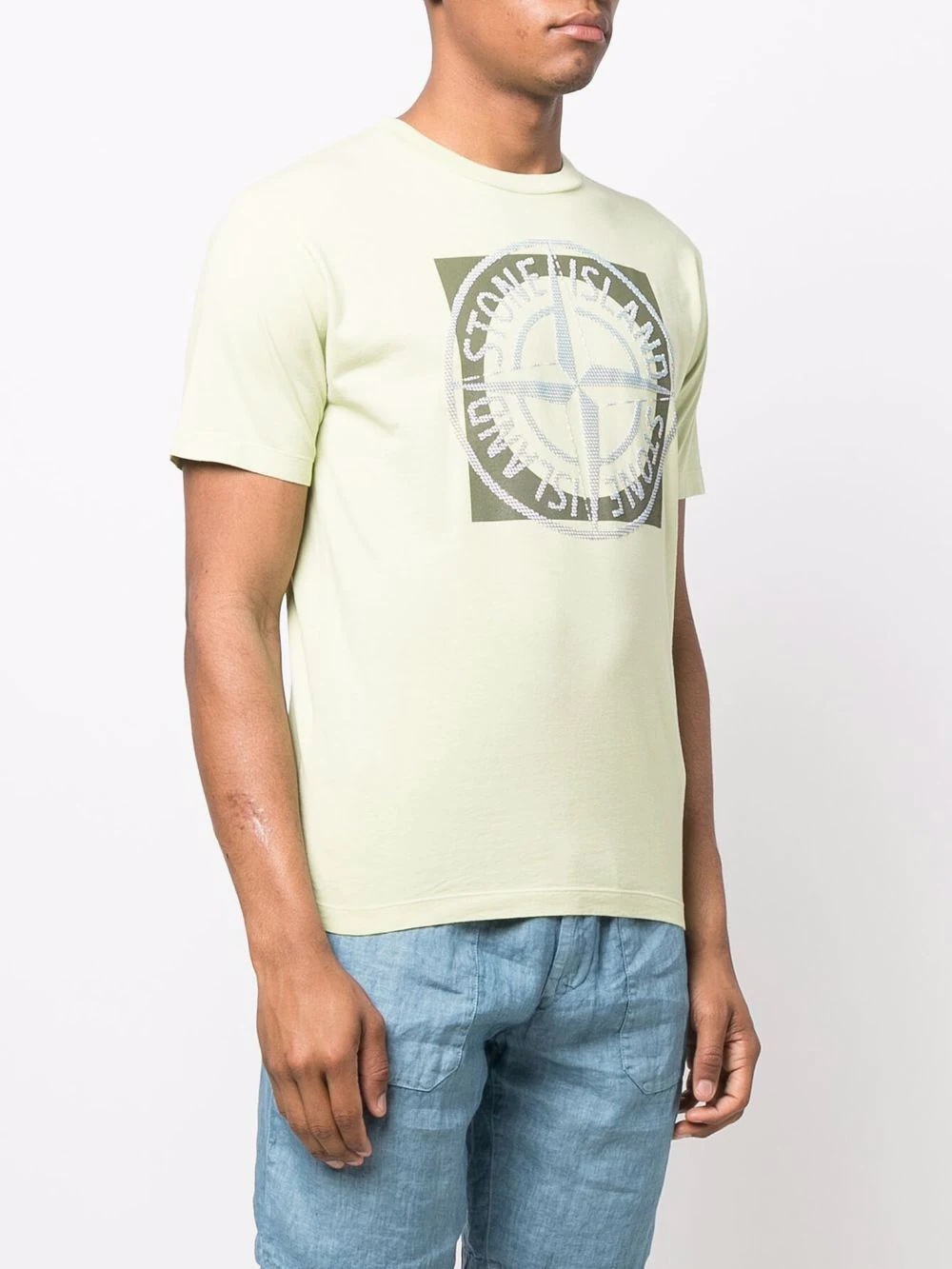 Compass logo-print T-shirt - 3