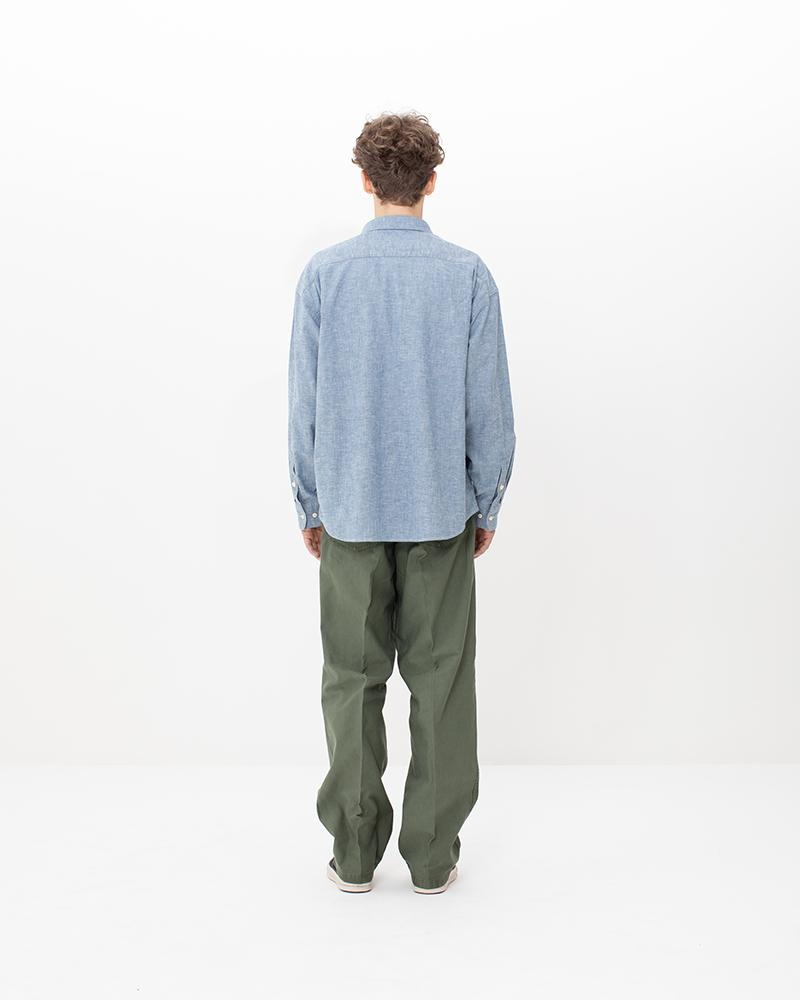 1920 CHAMBRAY L/S LT.INDIGO - 4