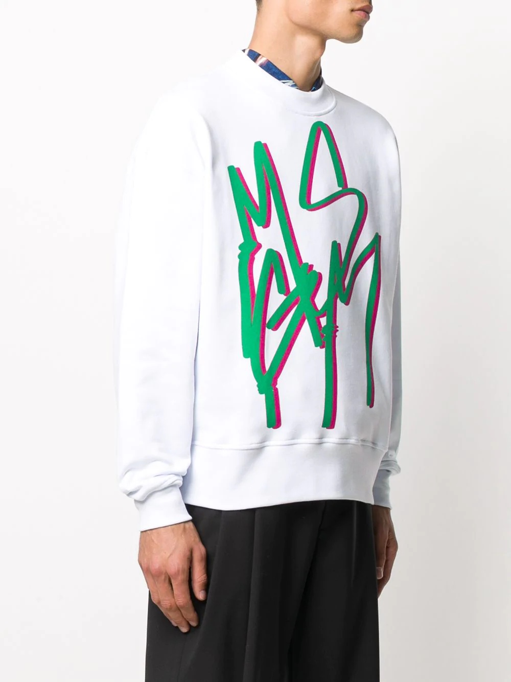 logo print sweatshirt - 3