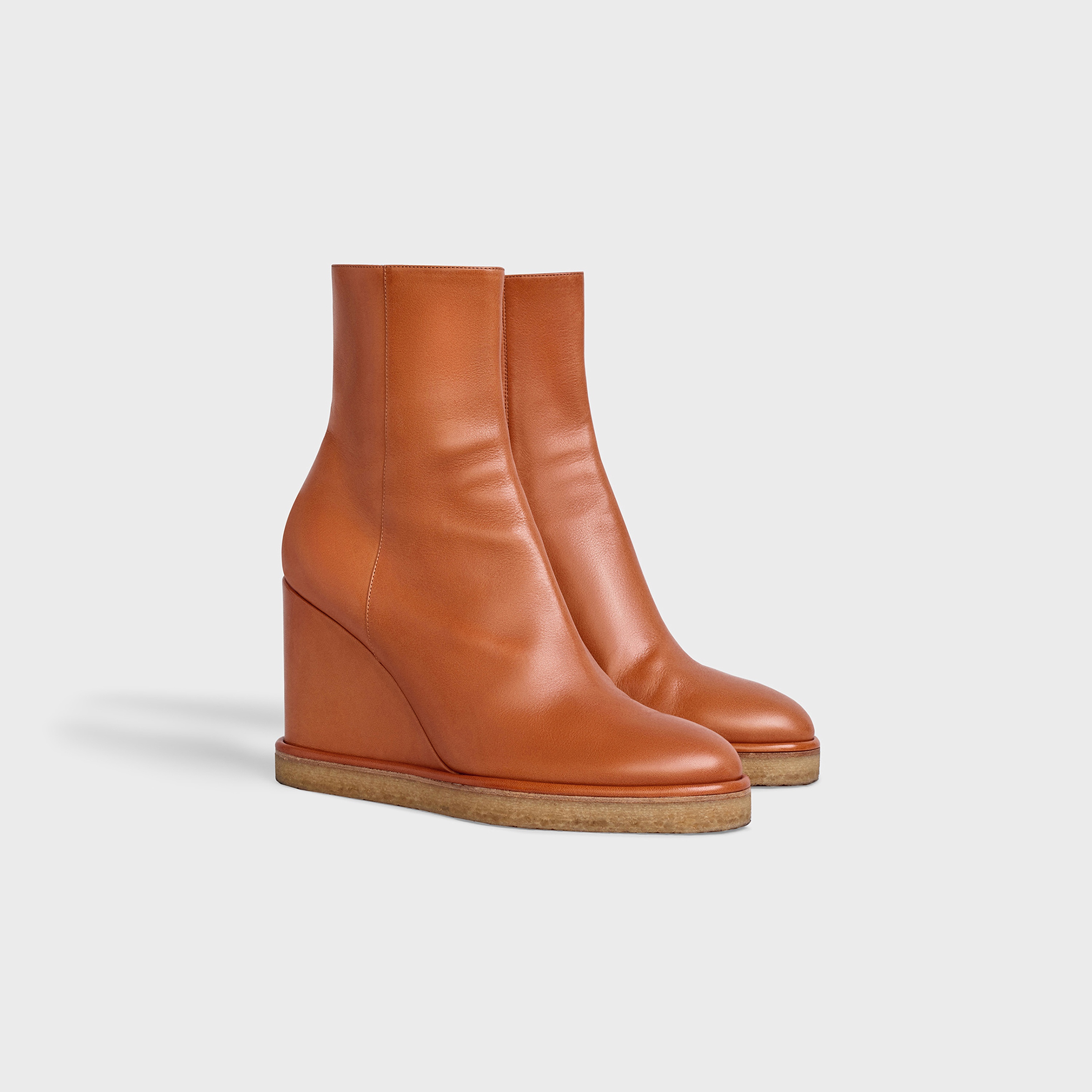 MANON WEDGE ANKLE BOOT  IN  CALFSKIN - 2