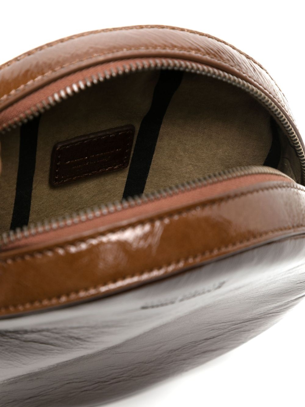 small round crossbody bag - 5