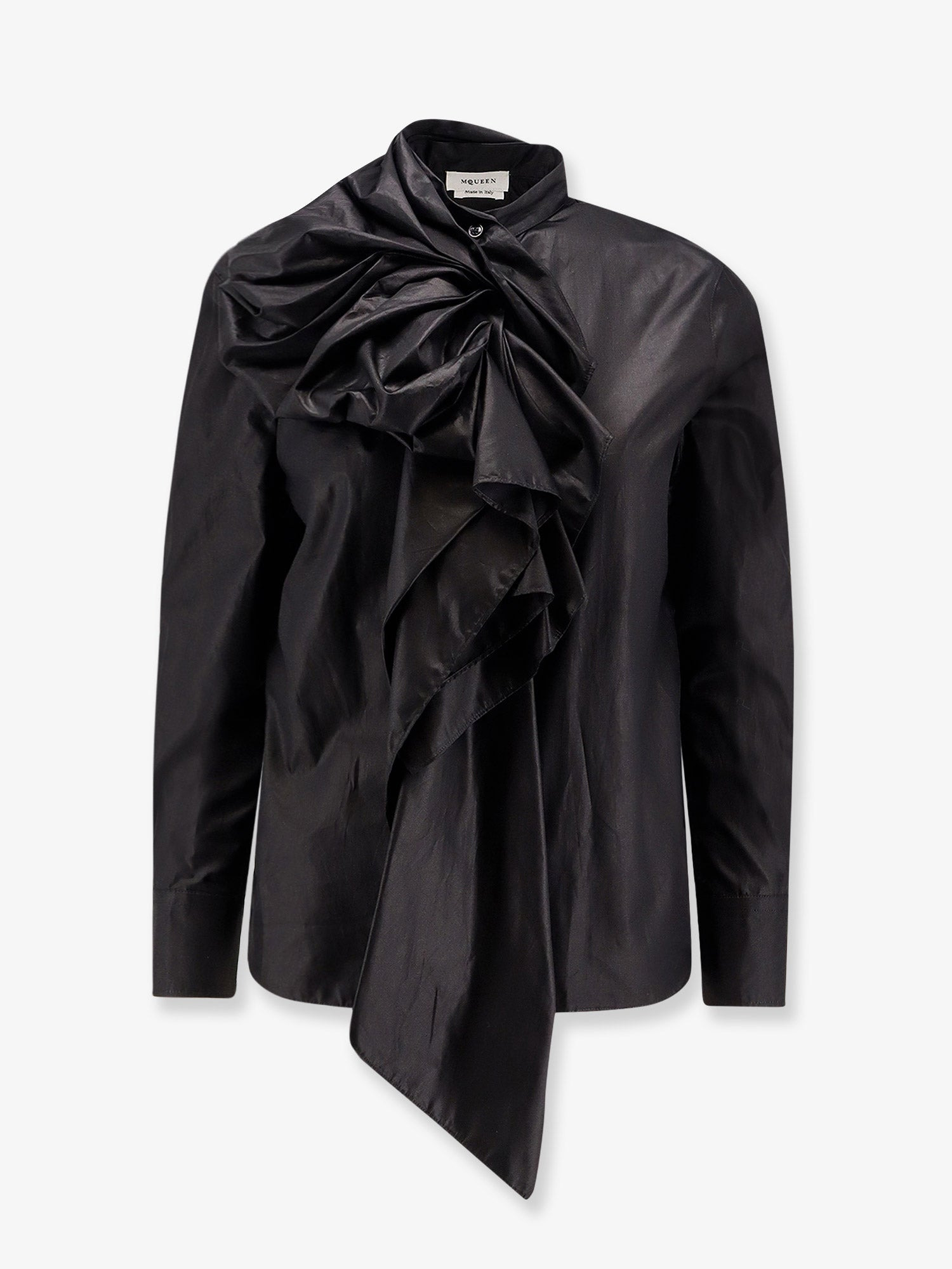 Cotton Bow Shirt - 1