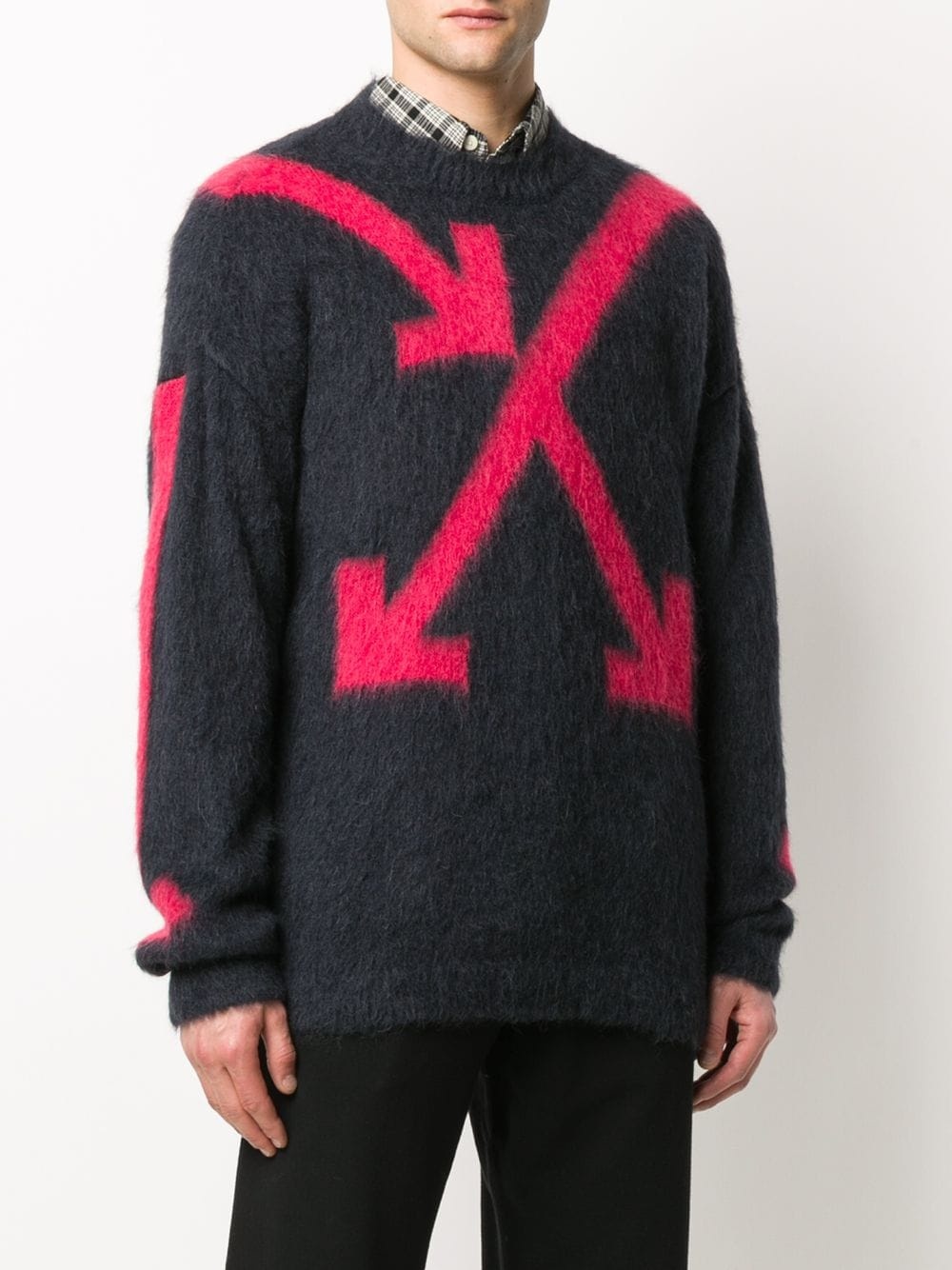 Arrows intarsia jumper - 3