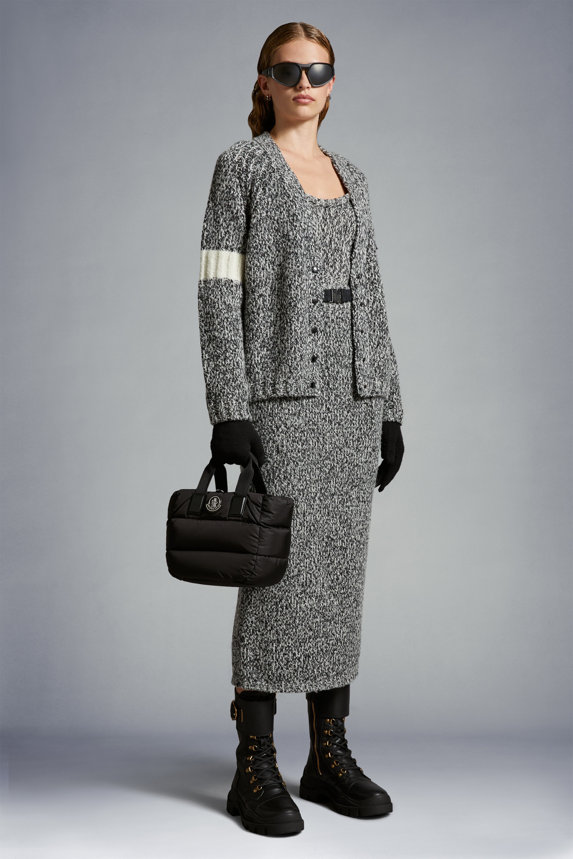 Mouliné Wool Pencil Skirt - 2